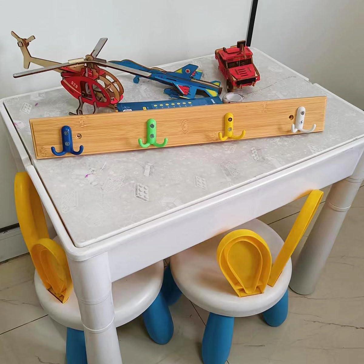 Gancho de abrigo para niños ImyHok 8 Pack Colorido Metal