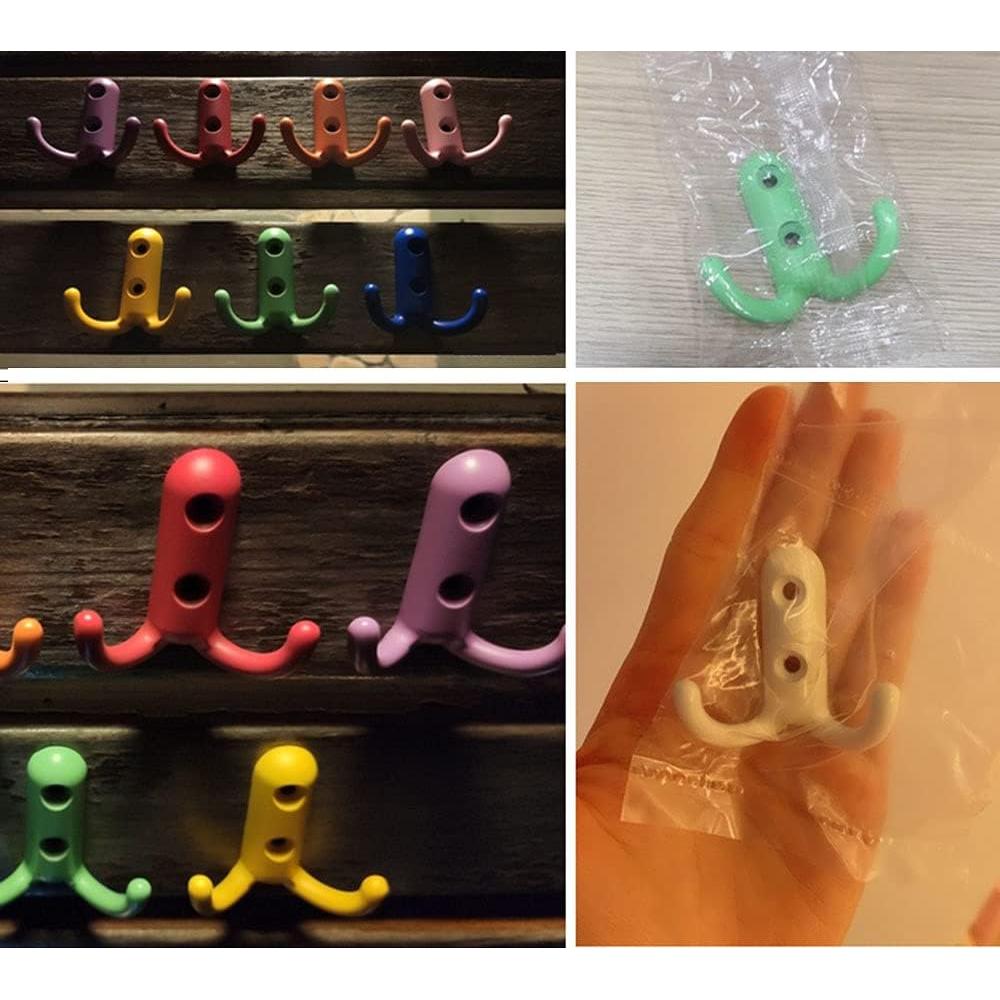 Gancho de abrigo para niños ImyHok 8 Pack Colorido Metal