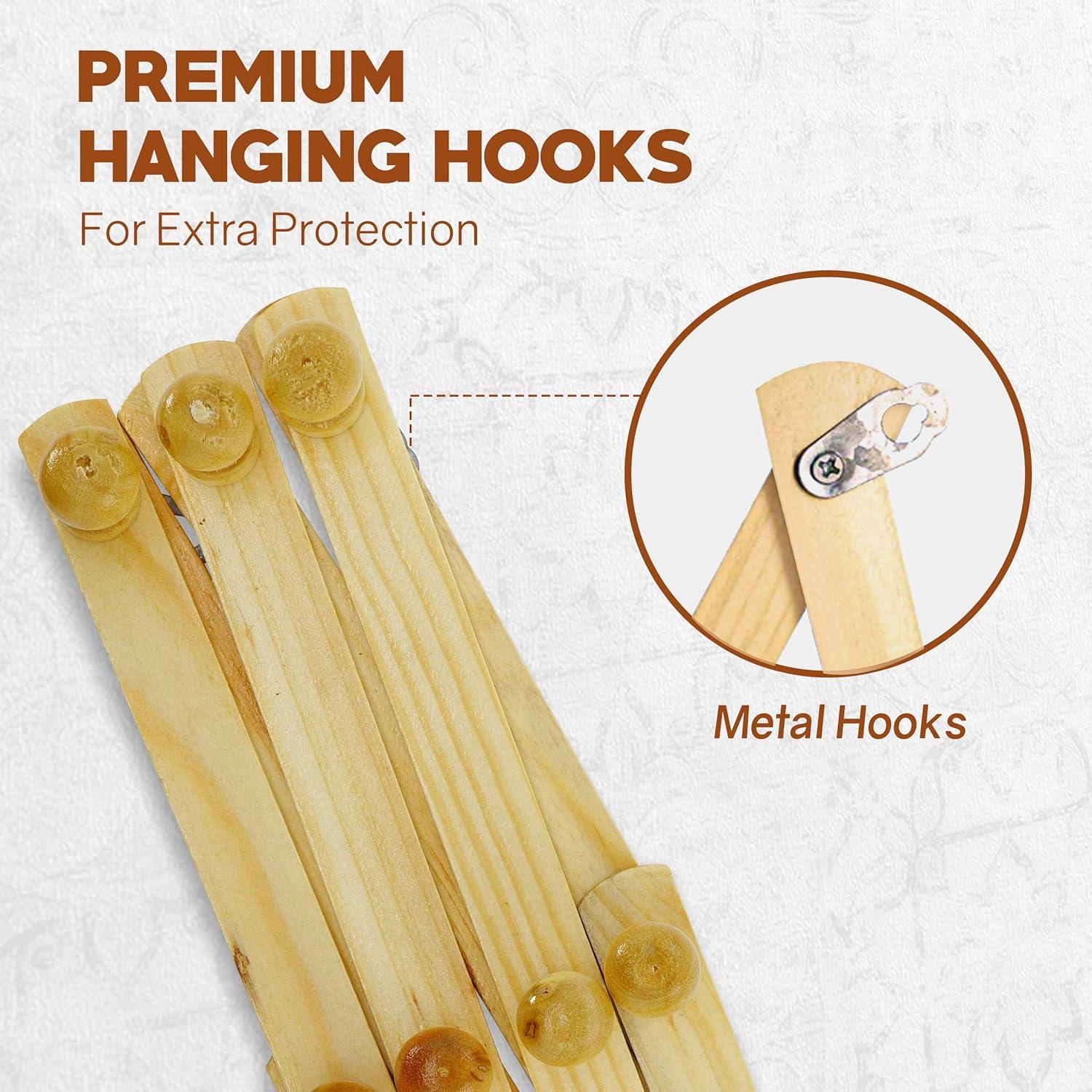 Estante Expandible de Madera Ram-Pro para Sombreros y Gorras