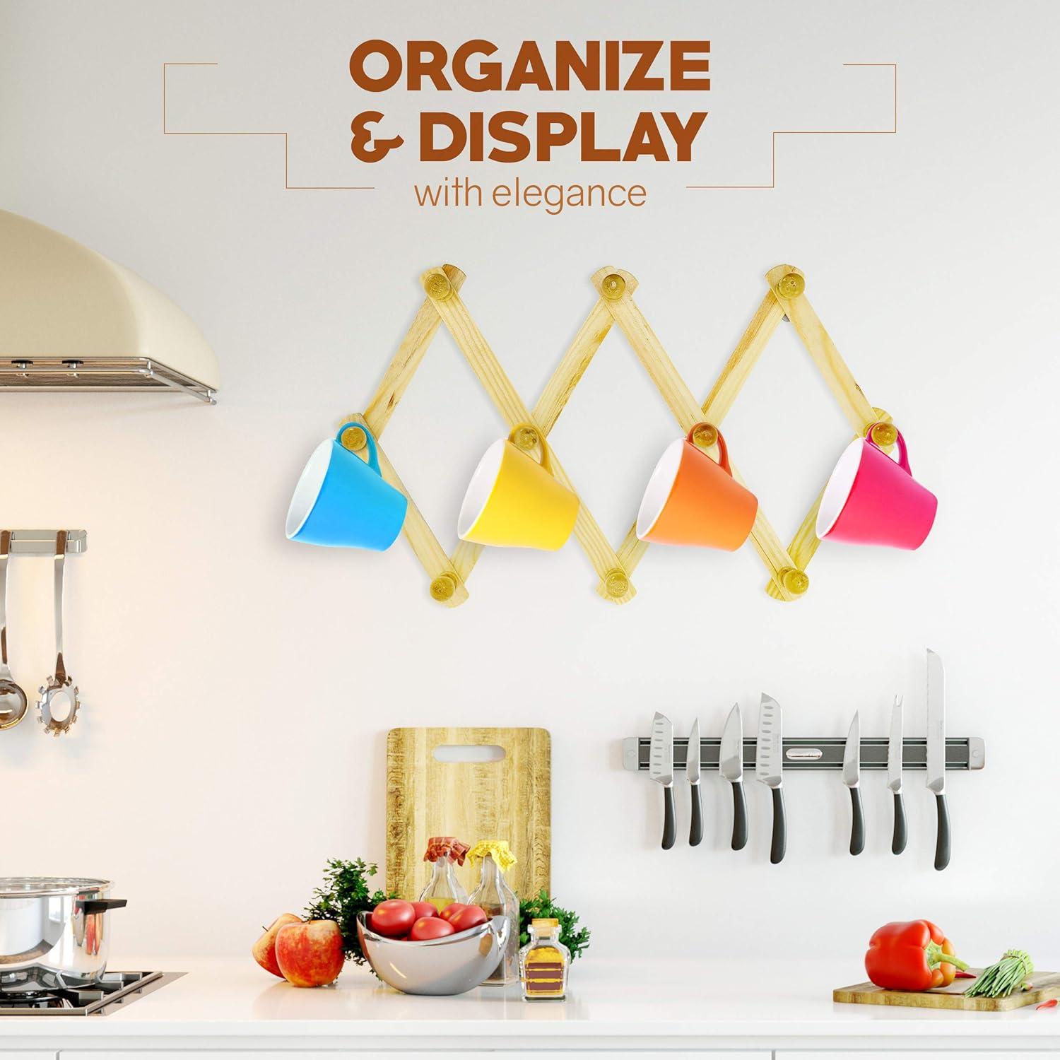 Estante Expandible de Madera Ram-Pro para Sombreros y Gorras