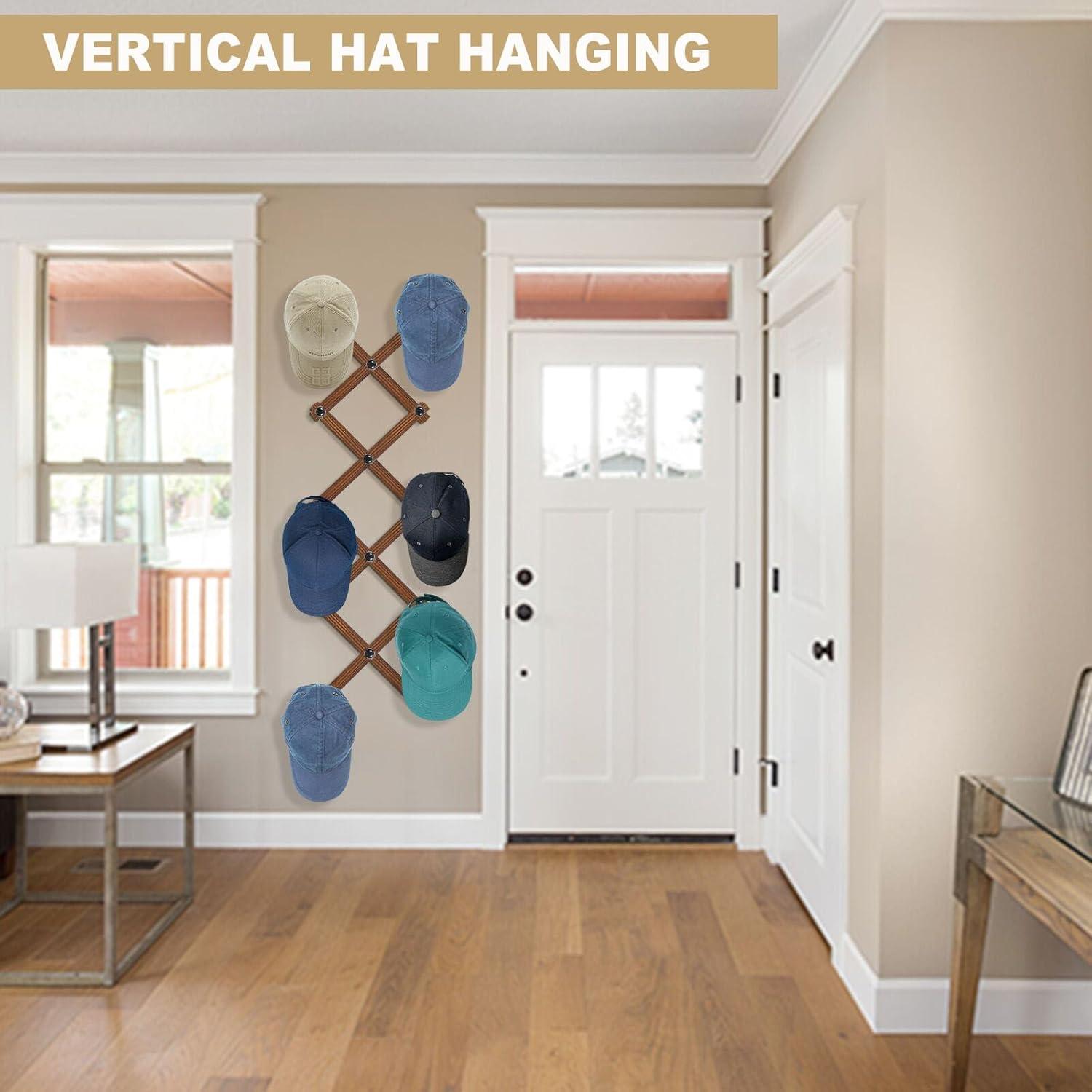 Perchero de Pared Acordeón WGFKVAS - 2 Pcs con 14 Ganchos