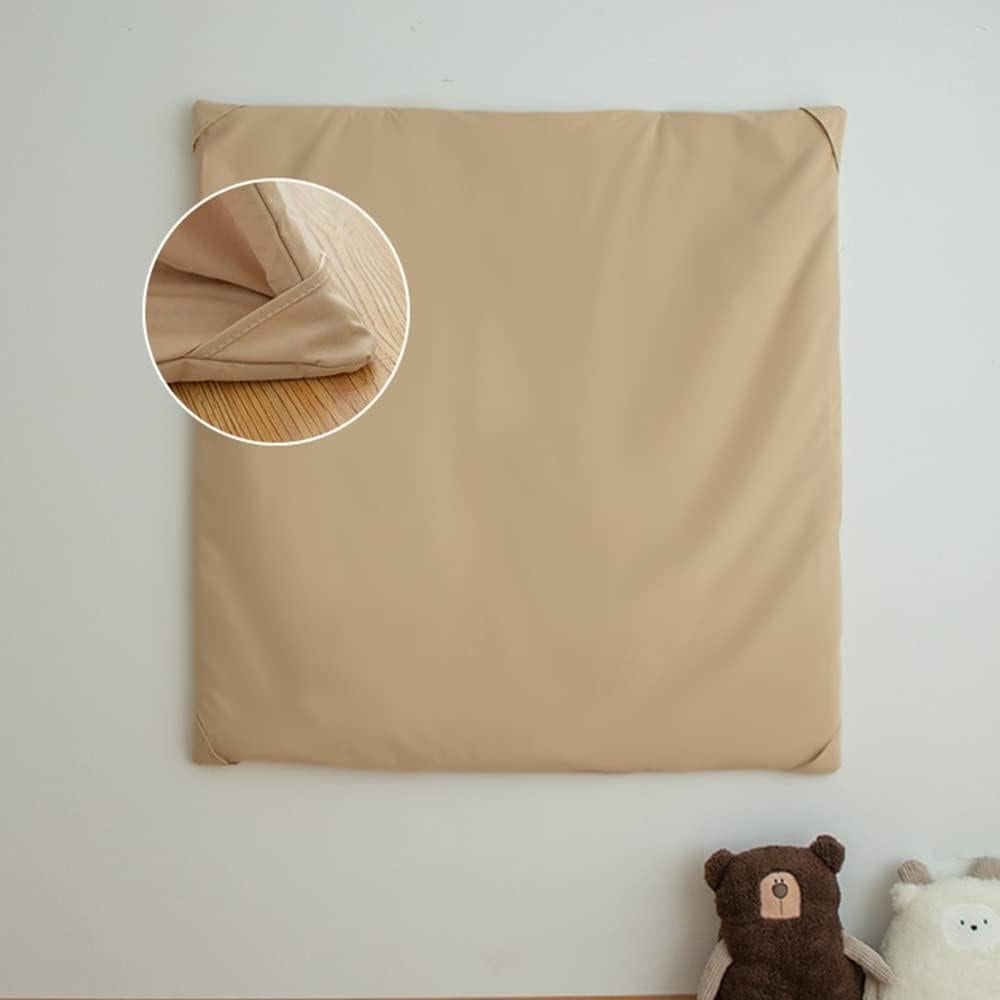 Tienda Teepee para Niños Khaki con Alfombra y Luz Estrella