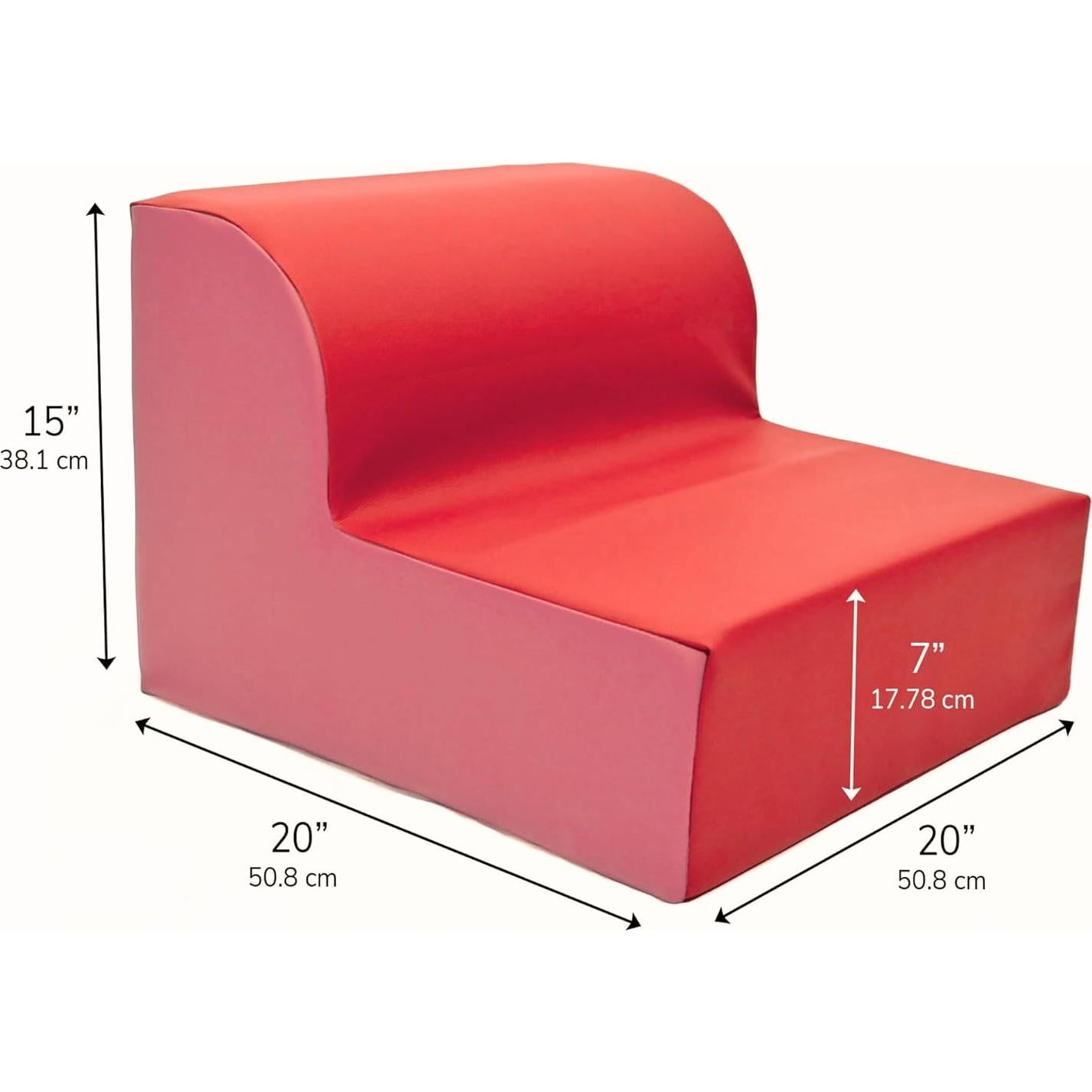 Trío de Sillas Acogedoras Children's Factory para Niños - Arcoíris