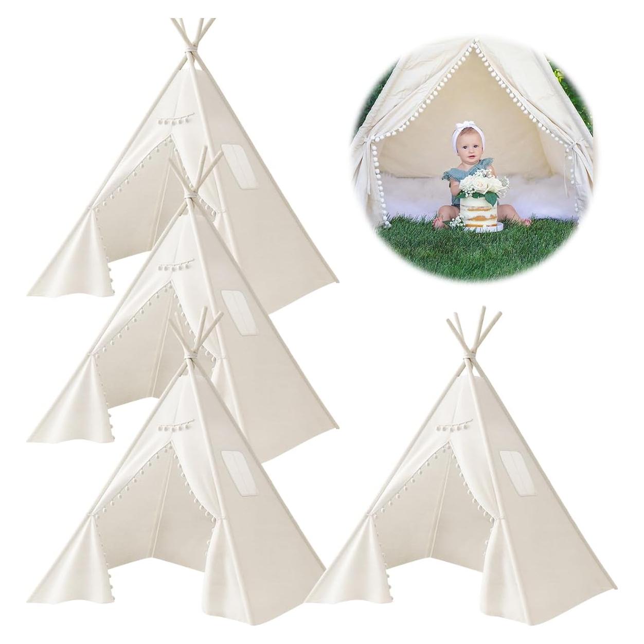 Tienda Teepee Infantil 4 PCS Jamceoceo Lavable 119 cm
