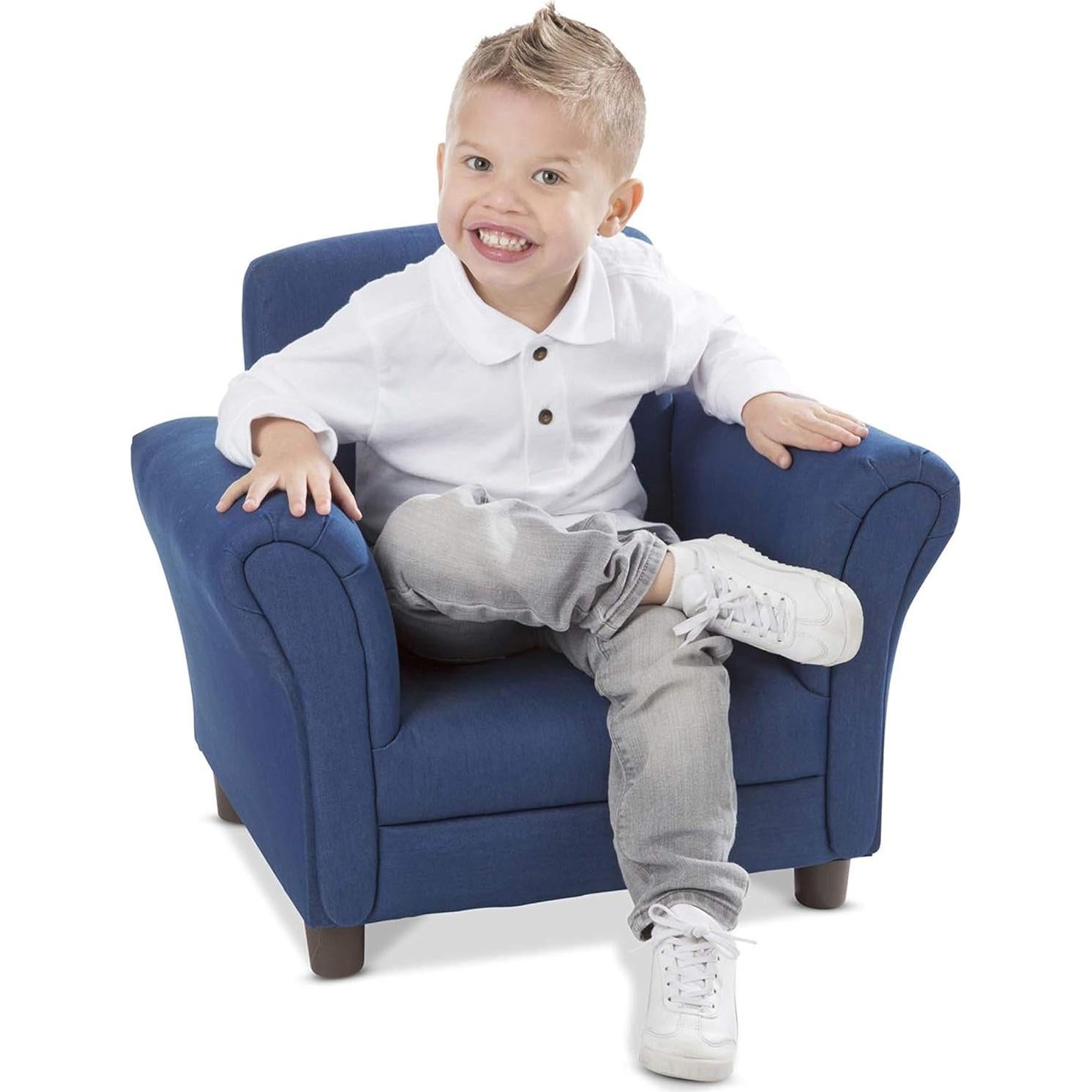 Sillón Infantil de Mezclilla Melissa & Doug 58.4x44.5x46.5 cm