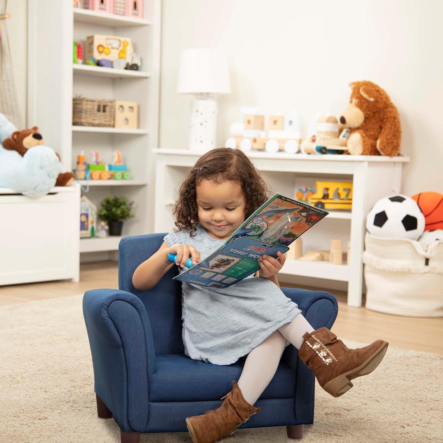 Sillón Infantil de Mezclilla Melissa & Doug 58.4x44.5x46.5 cm