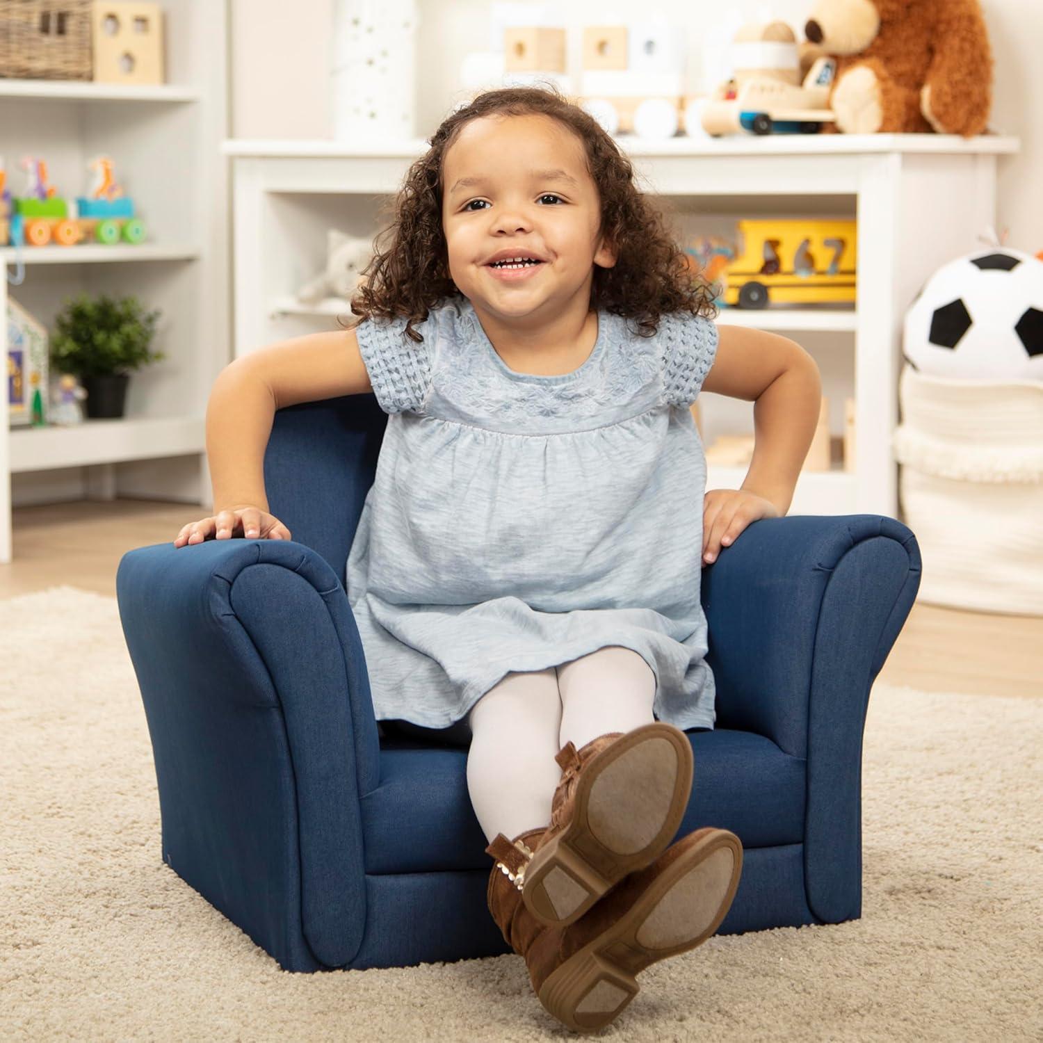 Sillón Infantil de Mezclilla Melissa & Doug 58.4x44.5x46.5 cm