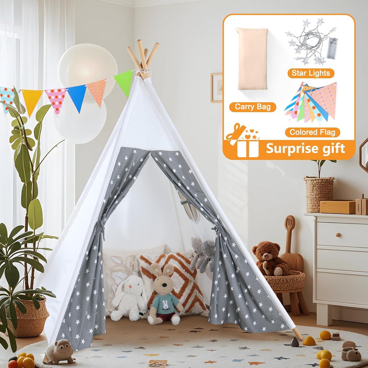 Tienda Teepee para Niños SHENZHEN QIANHAI 120x120x156cm