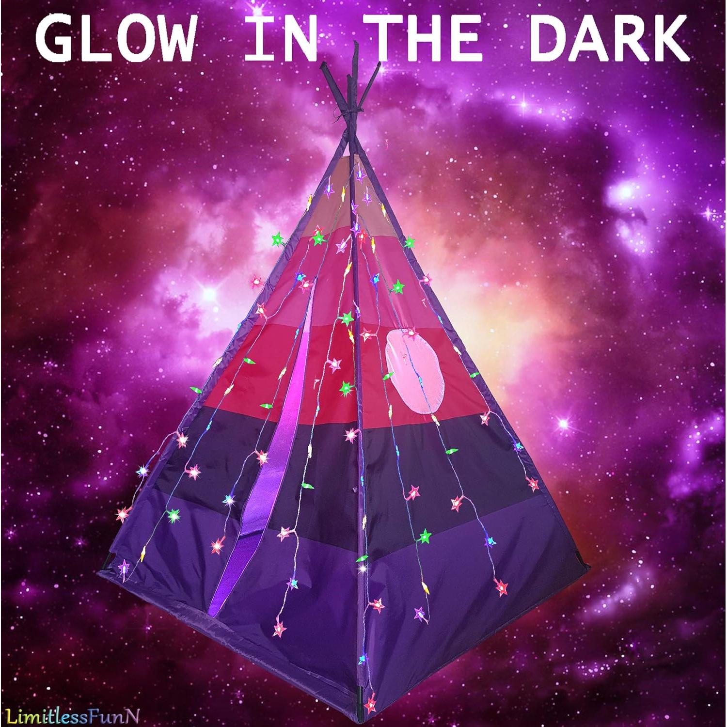 Tienda de Juego Teepee LimitlessFunN Rosa 107x107x152 cm