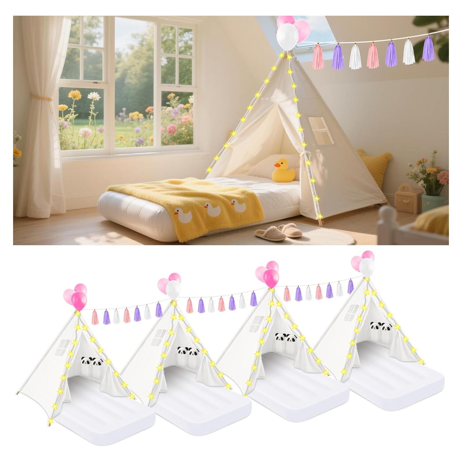 Tienda Teepee PLULON 4 Piezas para Niños con Colchón Inflable