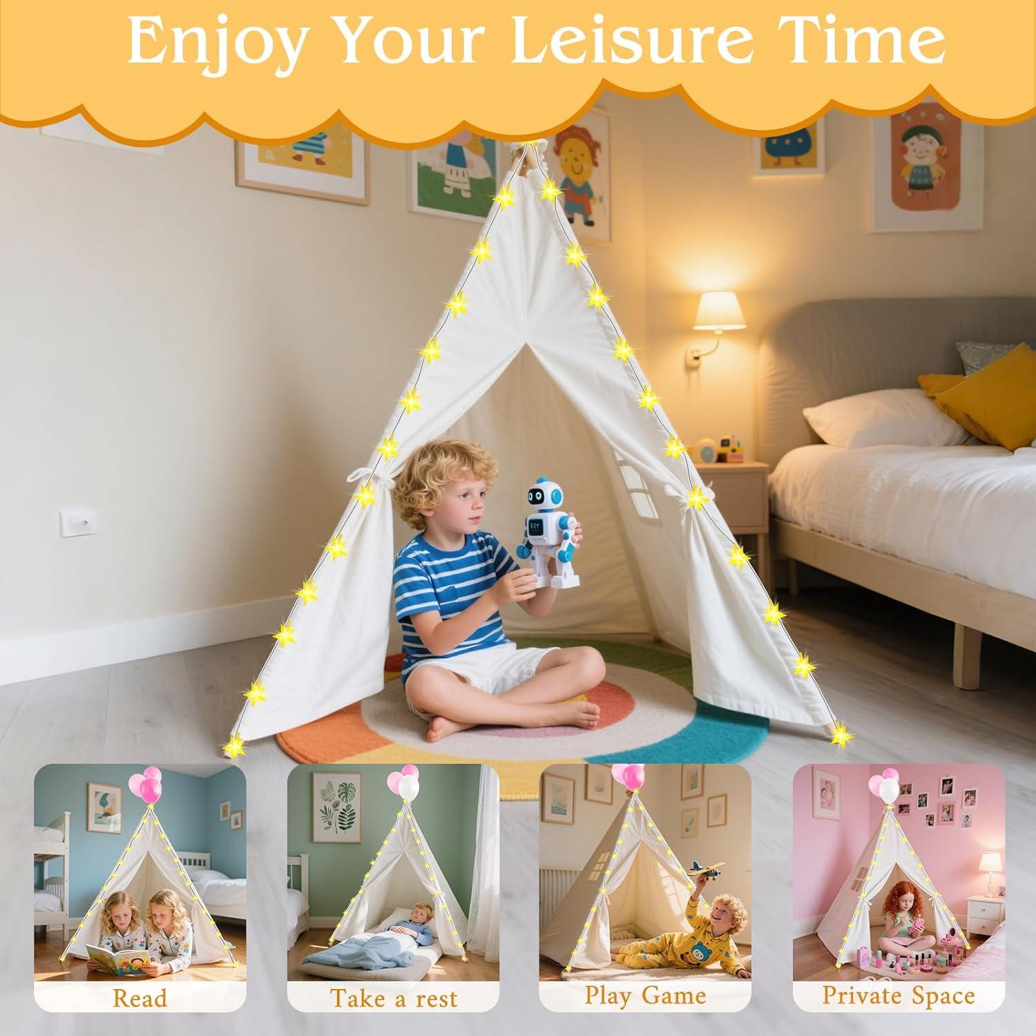 Tienda Teepee PLULON 4 Piezas para Niños con Colchón Inflable