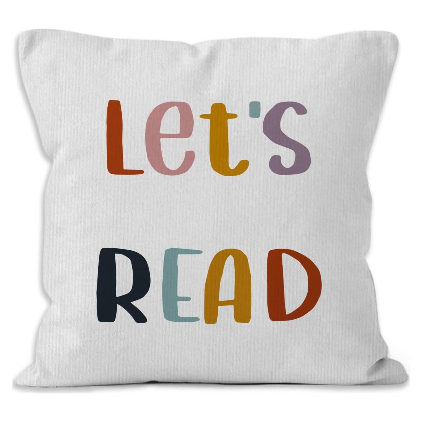 Fundas de Cojín Decorativas VRW 45x45 cm para Aula y Biblioteca