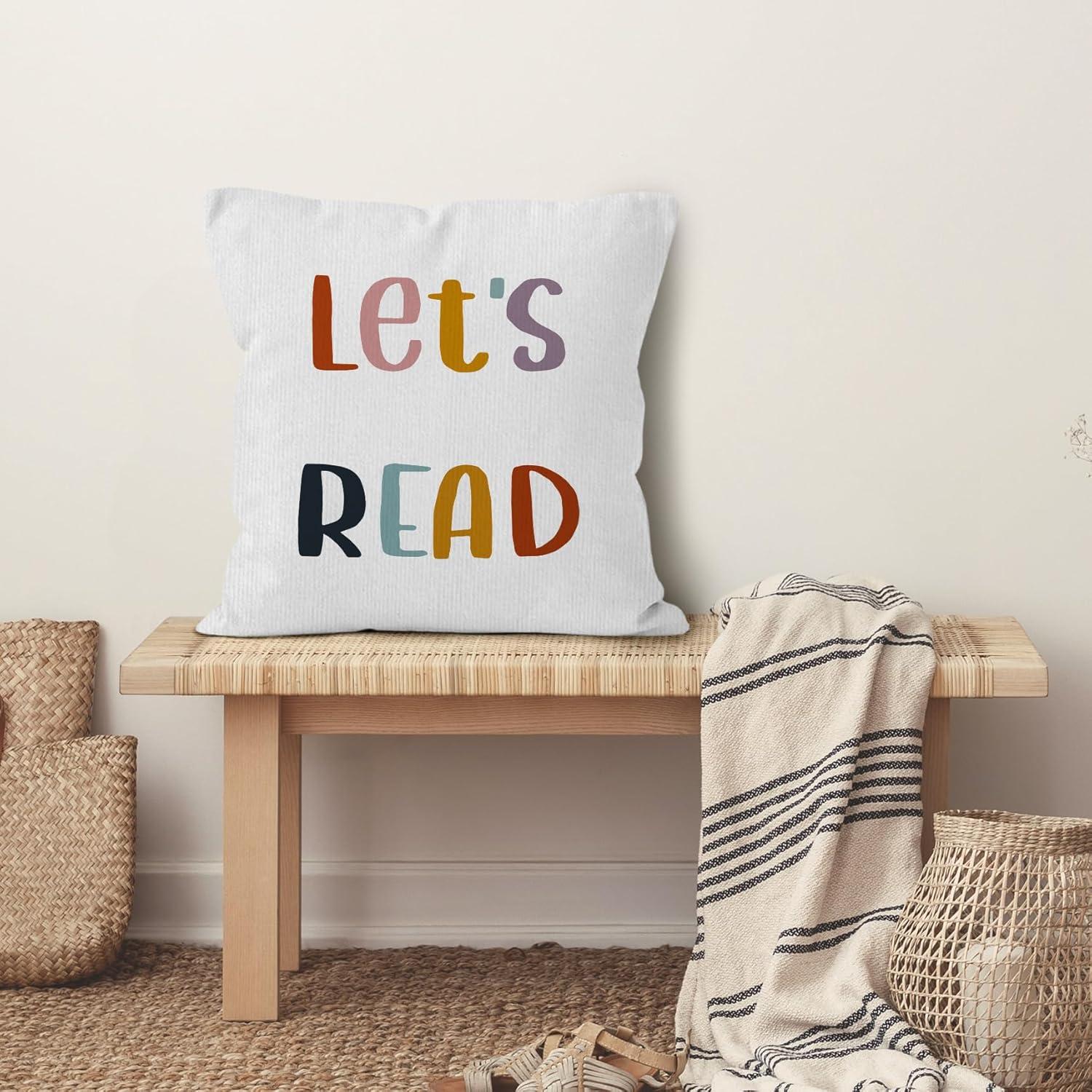 Fundas de Cojín Decorativas VRW 45x45 cm para Aula y Biblioteca