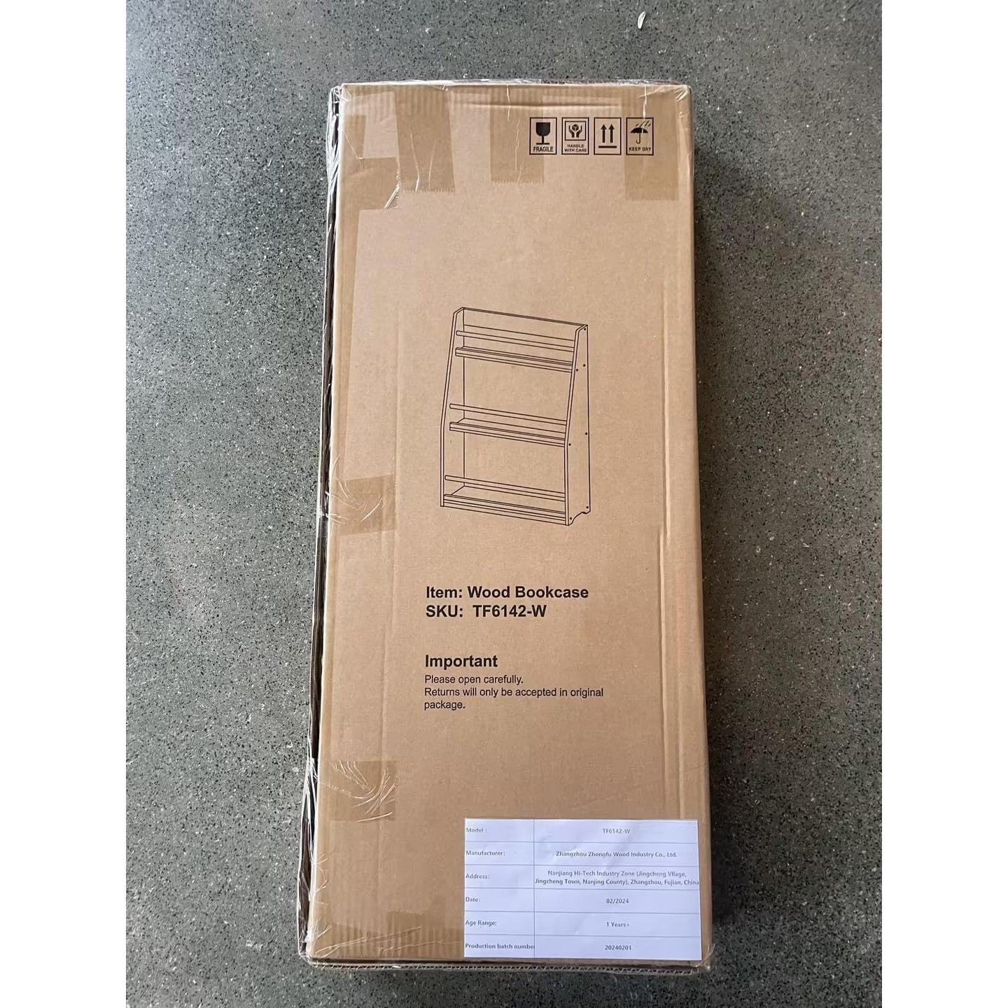 Estantería de Libros para Niños Genérico 3 Niveles Blanca