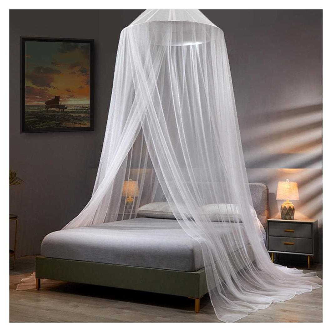 Mosquitero Cúpula para Cama VISATOR Blanco 2.5m x 12.5m