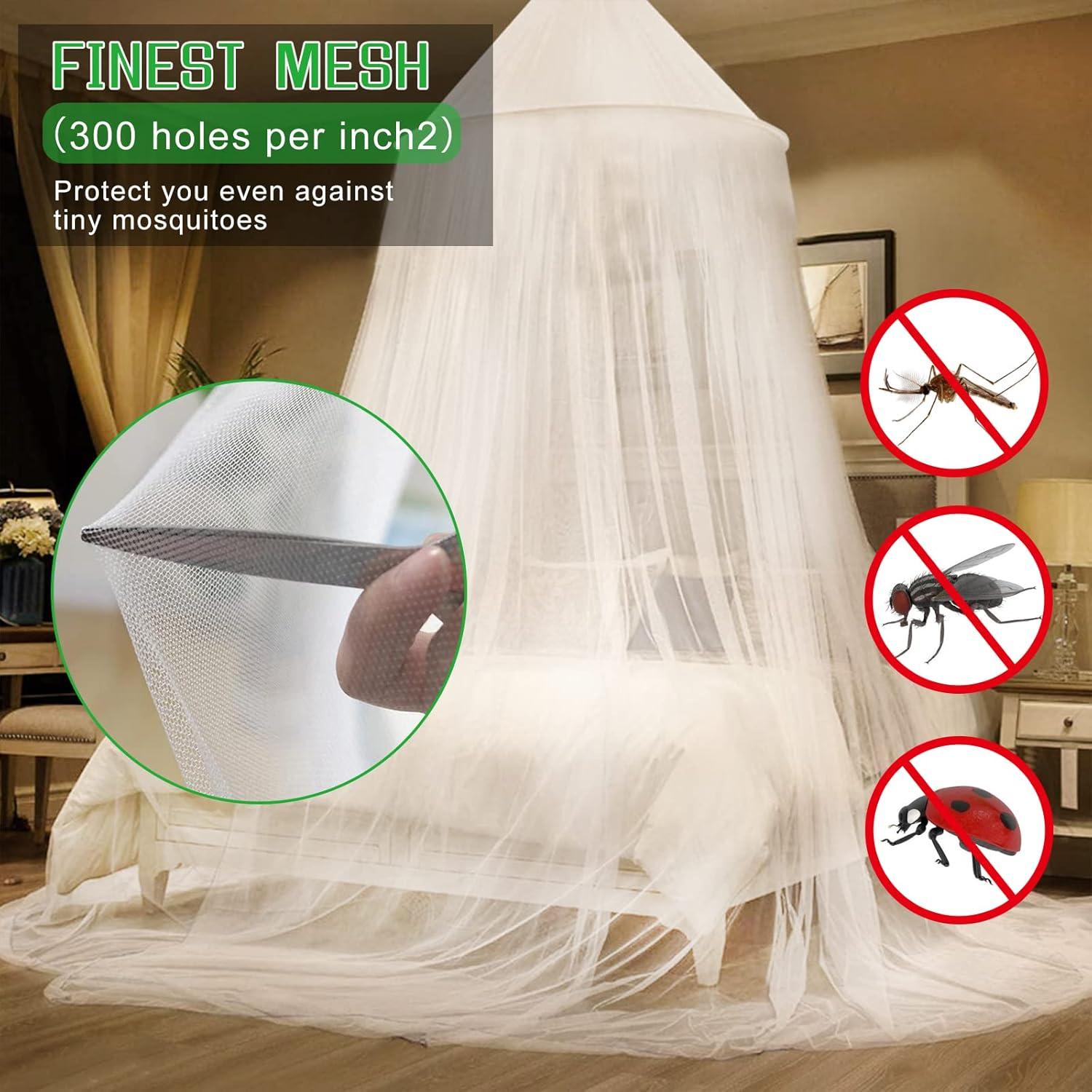 Mosquitero Cúpula para Cama VISATOR Blanco 2.5m x 12.5m