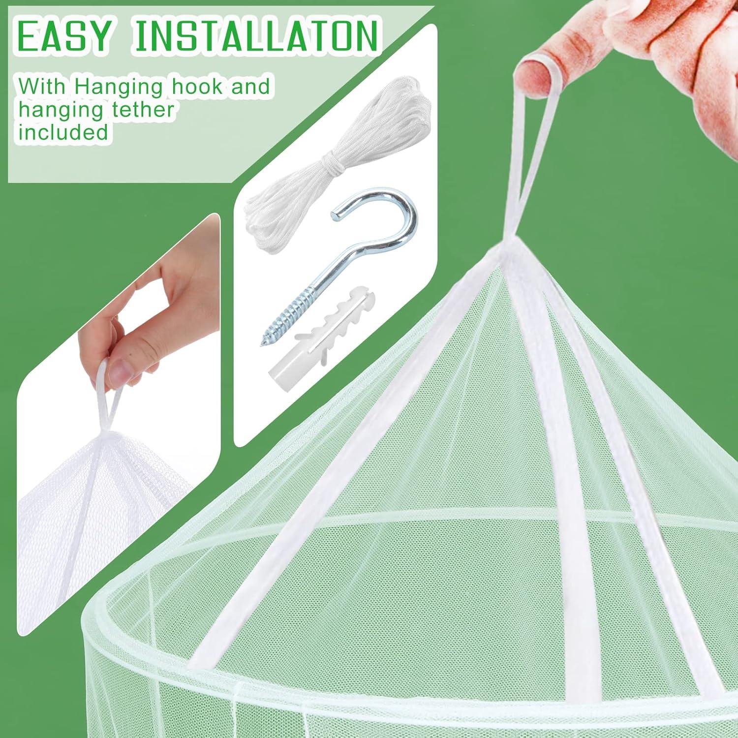 Mosquitero Cúpula para Cama VISATOR Blanco 2.5m x 12.5m