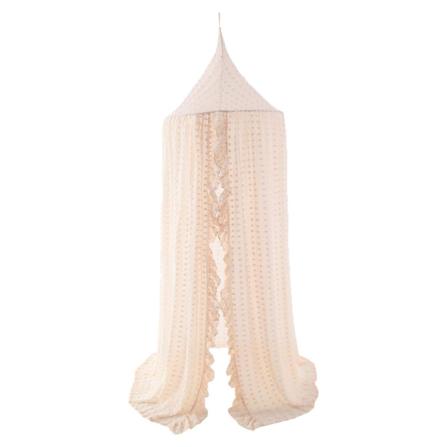 Cúpula para Cama de Niños Wonder Space - Chifón Beige 240 cm