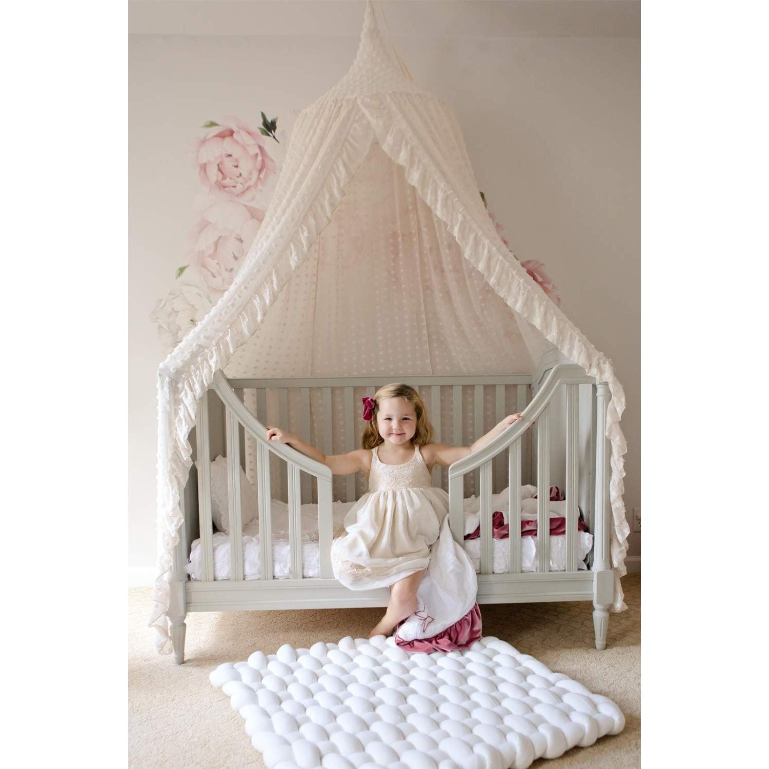 Cúpula para Cama de Niños Wonder Space - Chifón Beige 240 cm