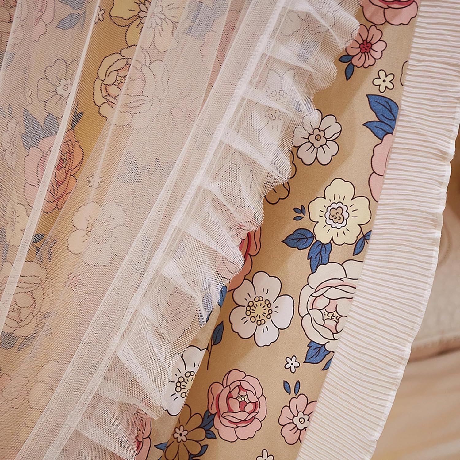 Cortina de Cama de Dosel Redonda VETHIN Princesa 254 cm