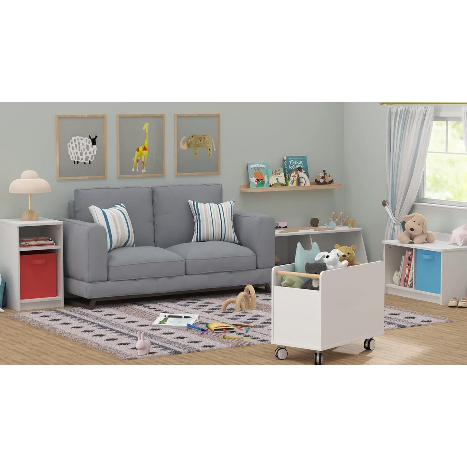 Banco de Almacenamiento ClosetMaid KidSpace 2 Cubos Blanco