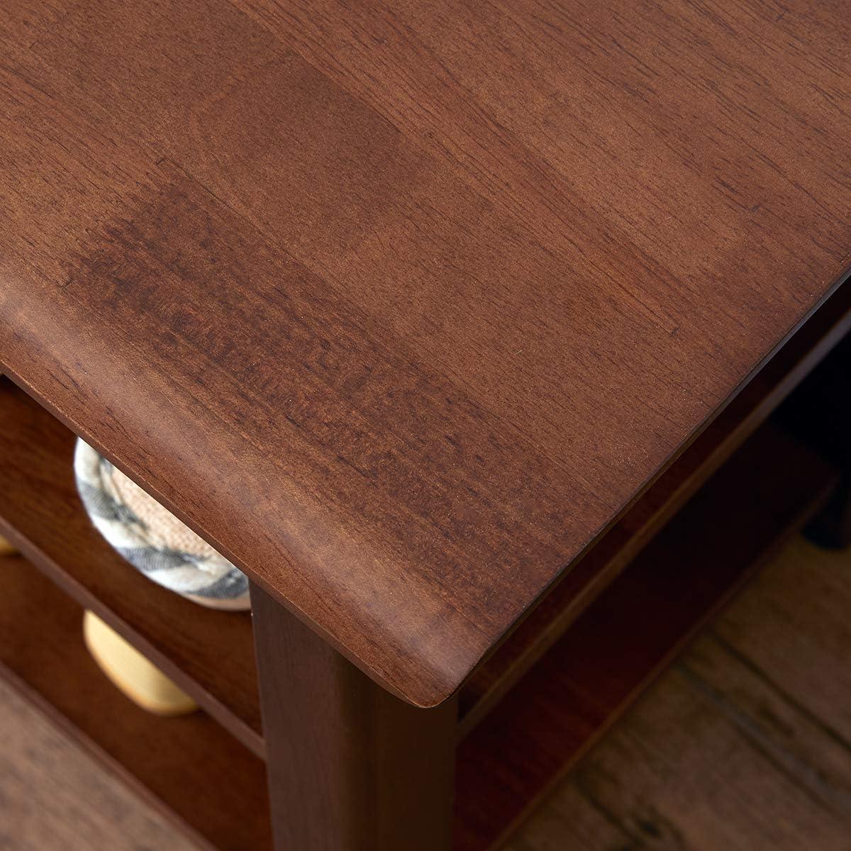 Banco de Almacenamiento XKZG de Madera 80 cm Marrón