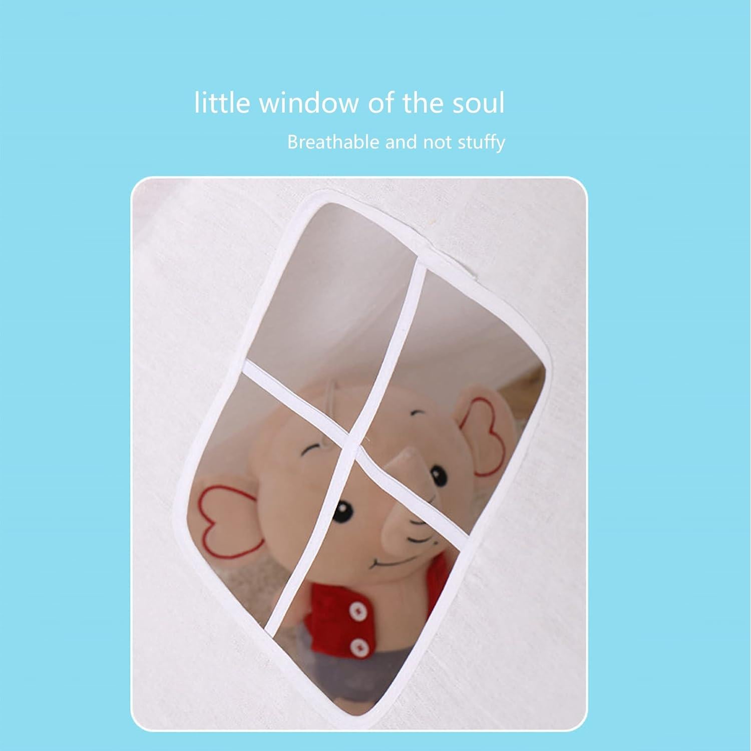 Tienda Teepee para Niños FixtureDisplays Algodón Blanco 160 cm