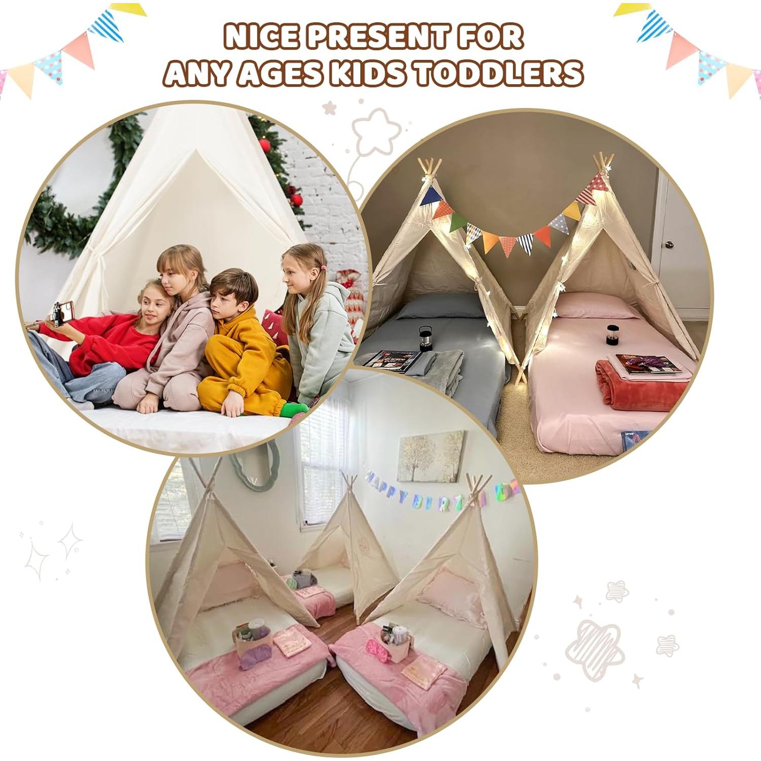 Tienda Teepee Sumbababy 2 Paquete Lona Natural 120x150cm