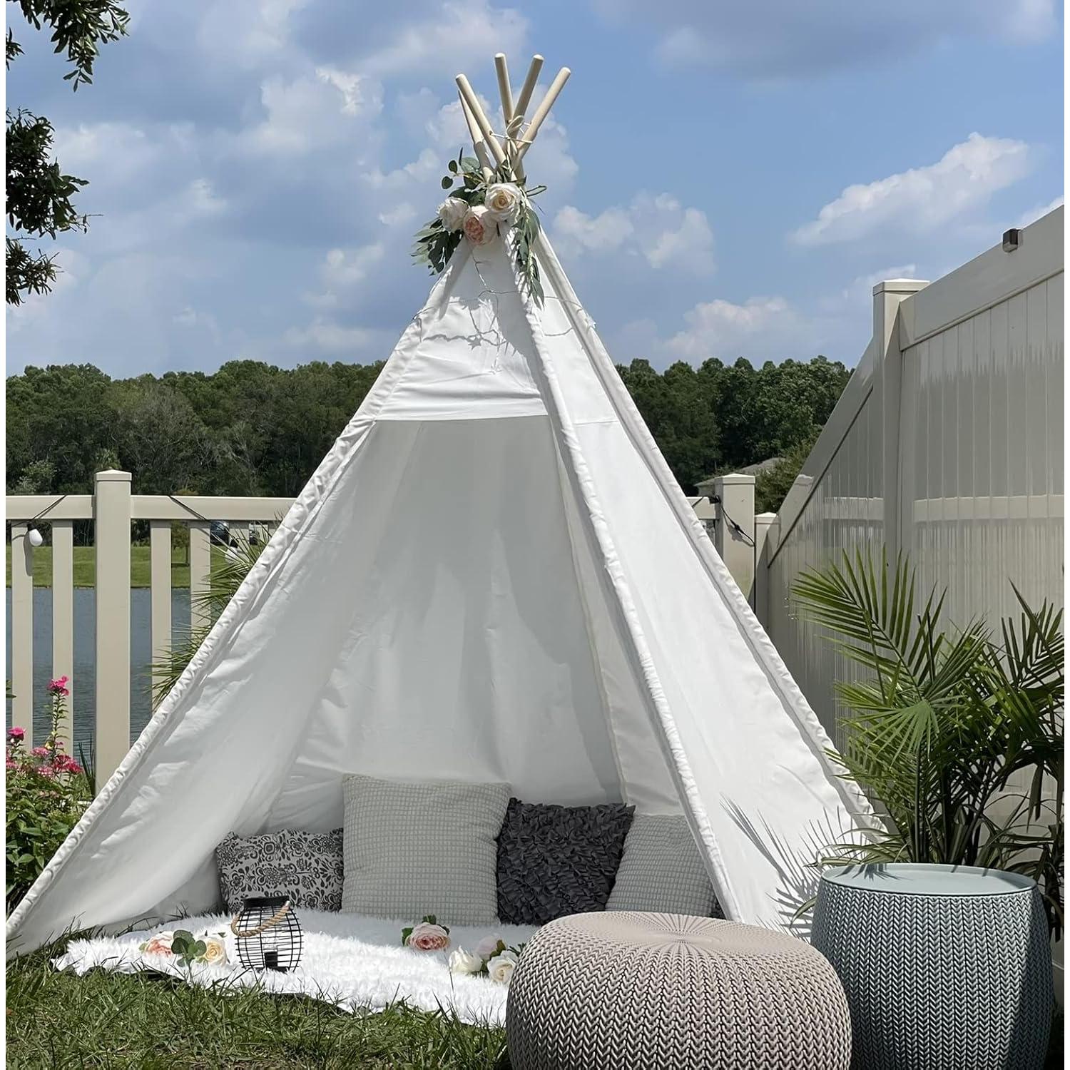 Tienda Teepee Grande 2.13 m Betterhood para Adultos y Niños