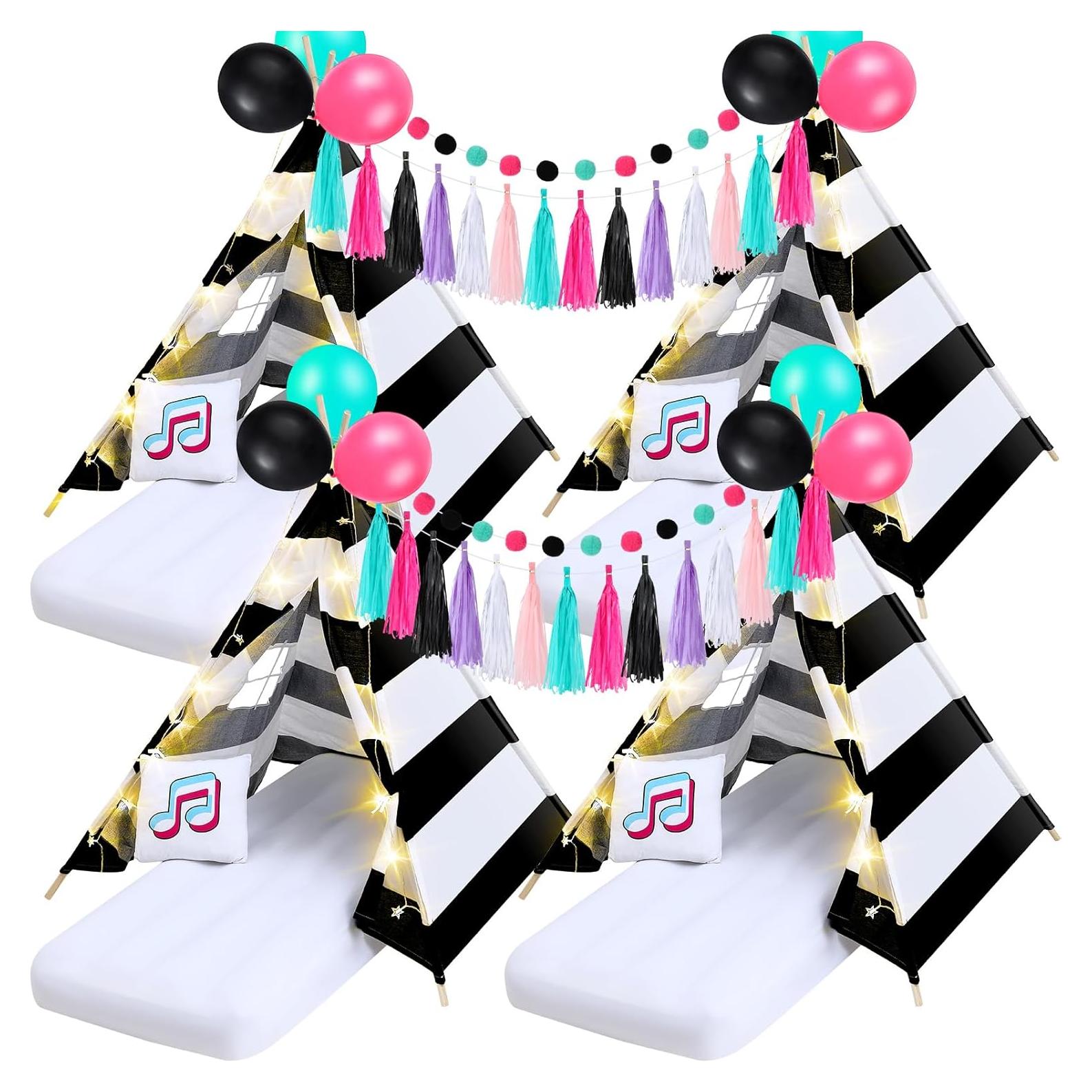 Tienda Teepee Windyun para Niños - Paquete Completo Fiesta Musical