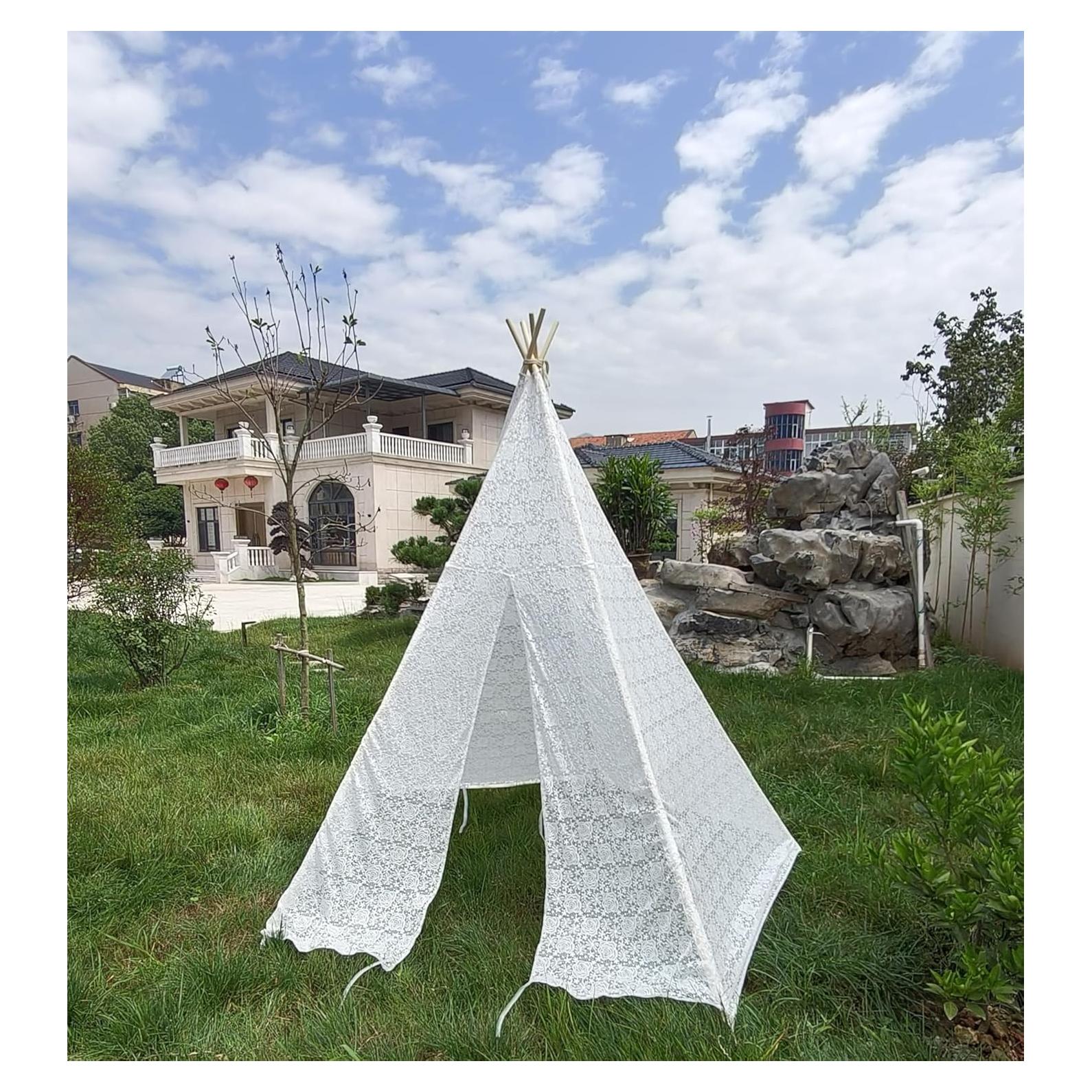 Tienda de Encaje Adan 5 Lados 216 cm para 3-4 Adultos