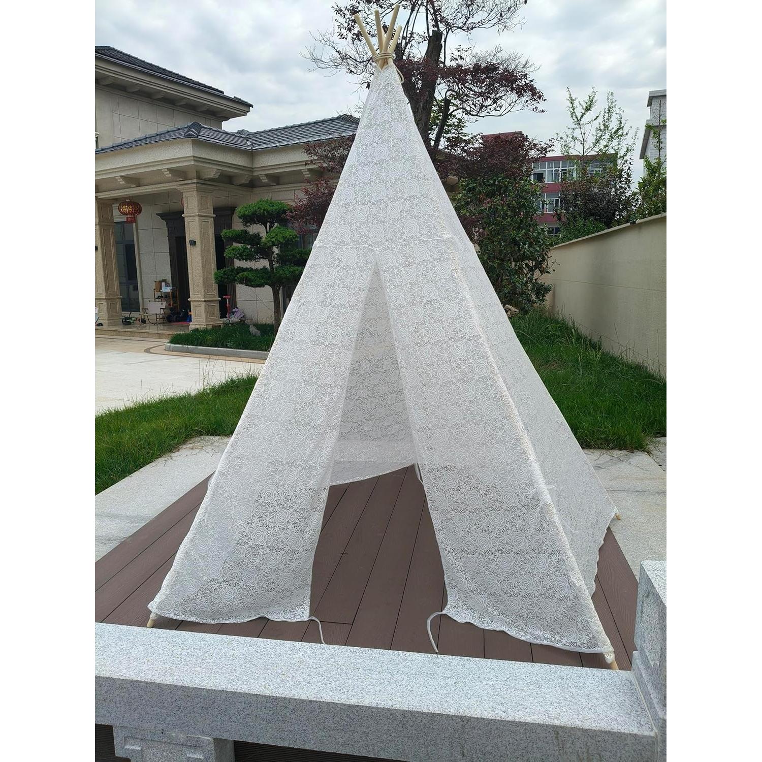 Tienda de Encaje Adan 5 Lados 216 cm para 3-4 Adultos