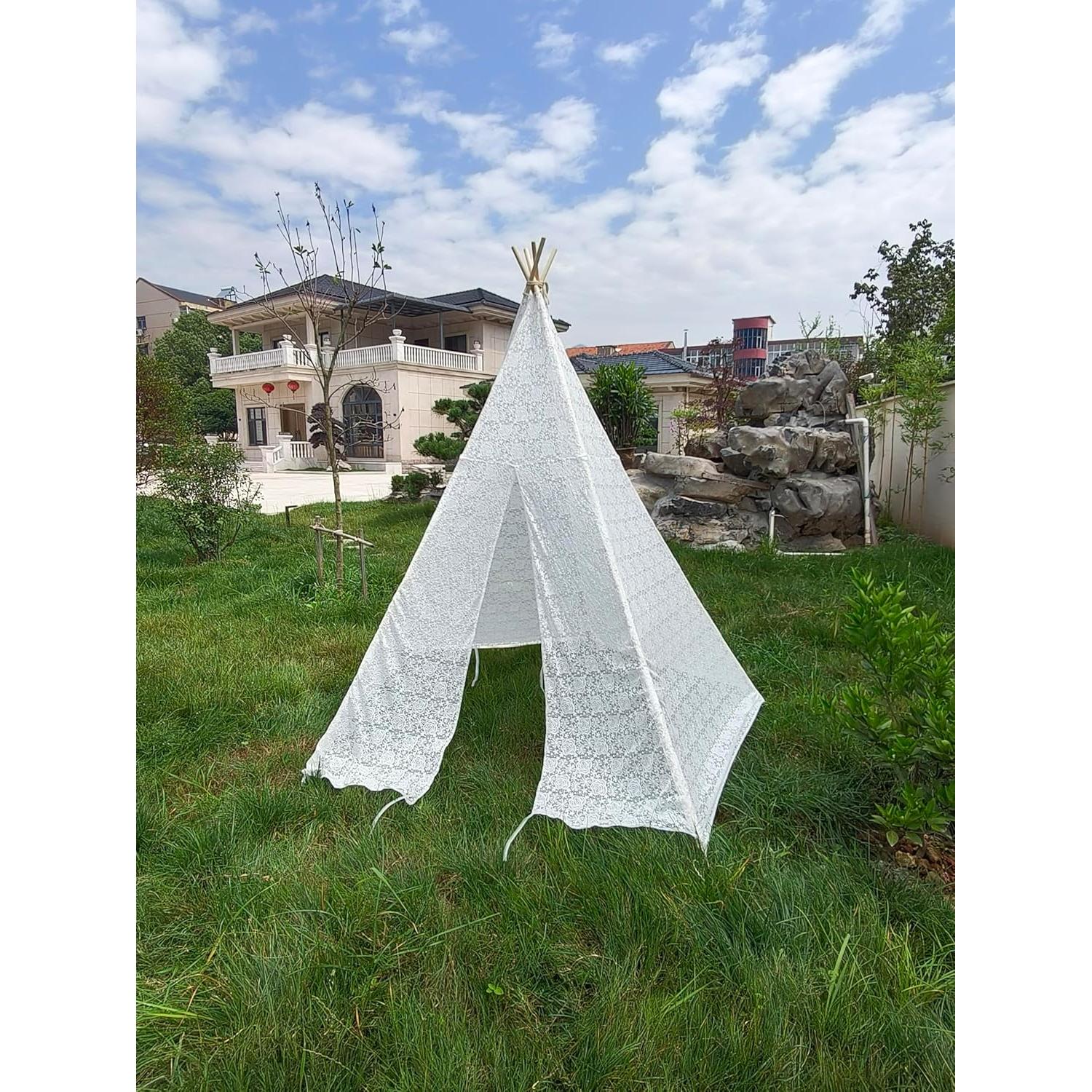 Tienda de Encaje Adan 5 Lados 216 cm para 3-4 Adultos