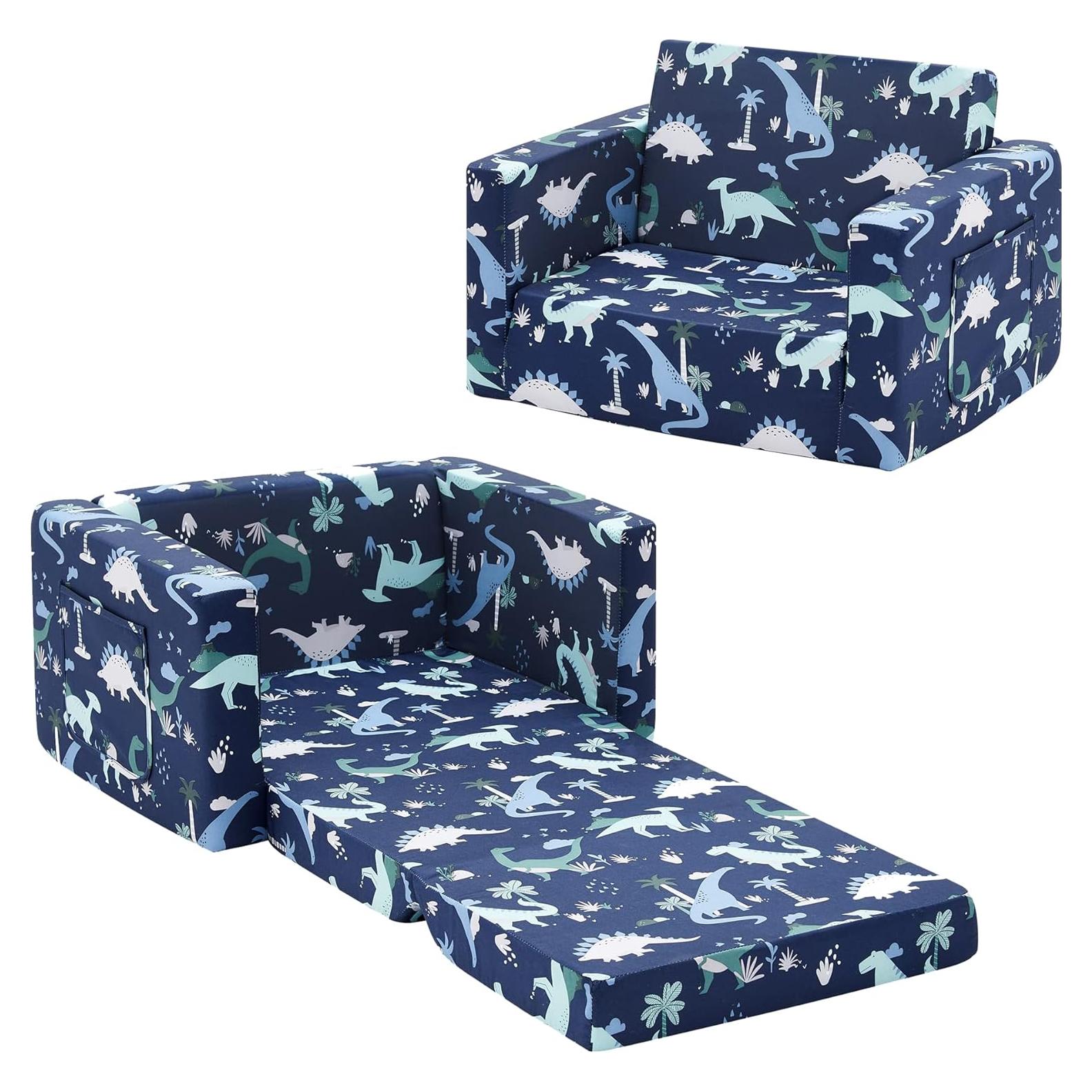 Sofá Silla Reclinable para Niños Ulax Furniture Dinosaurio Marino