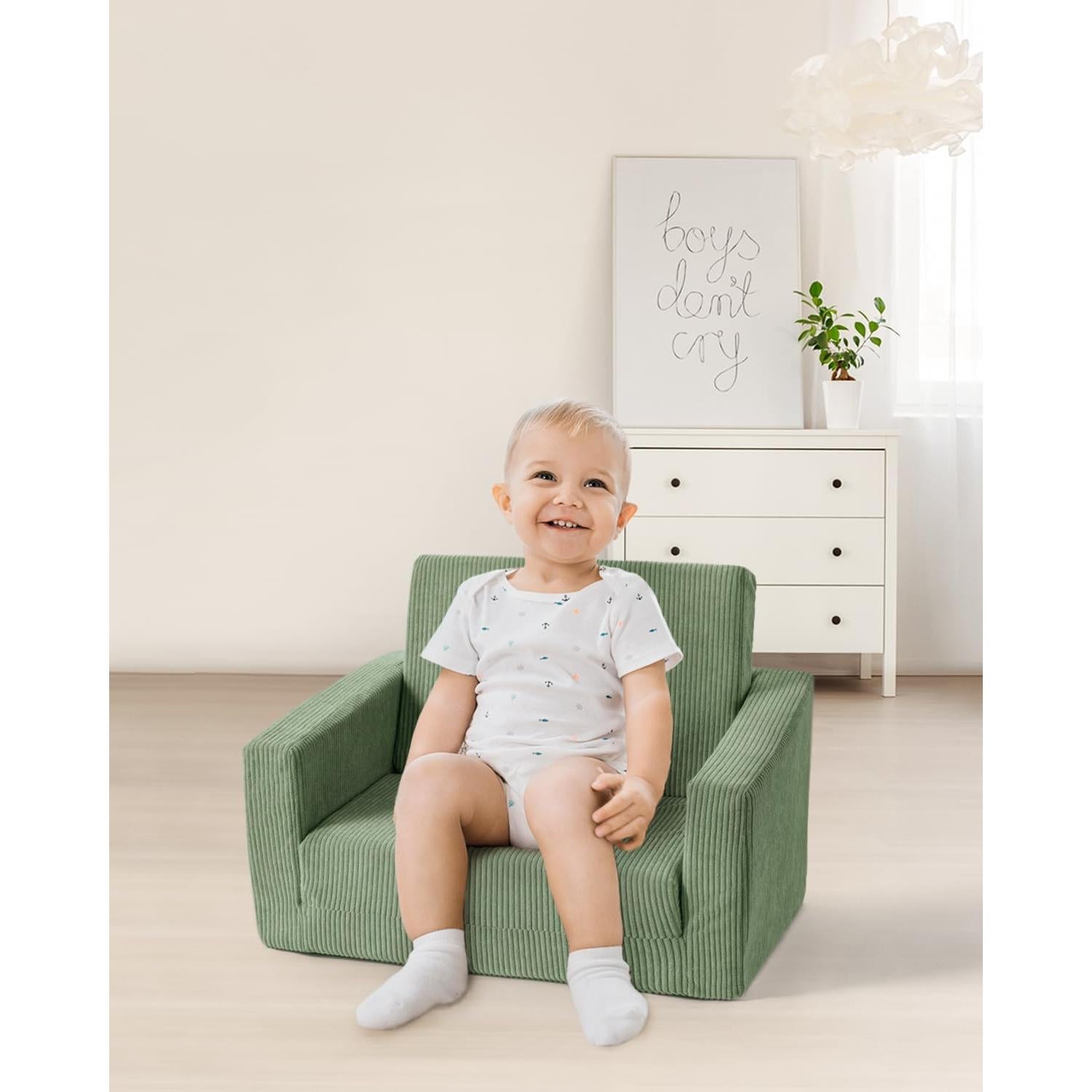 Silla Plegable para Niños Jouha TW-SC0001 Verde 2-en-1