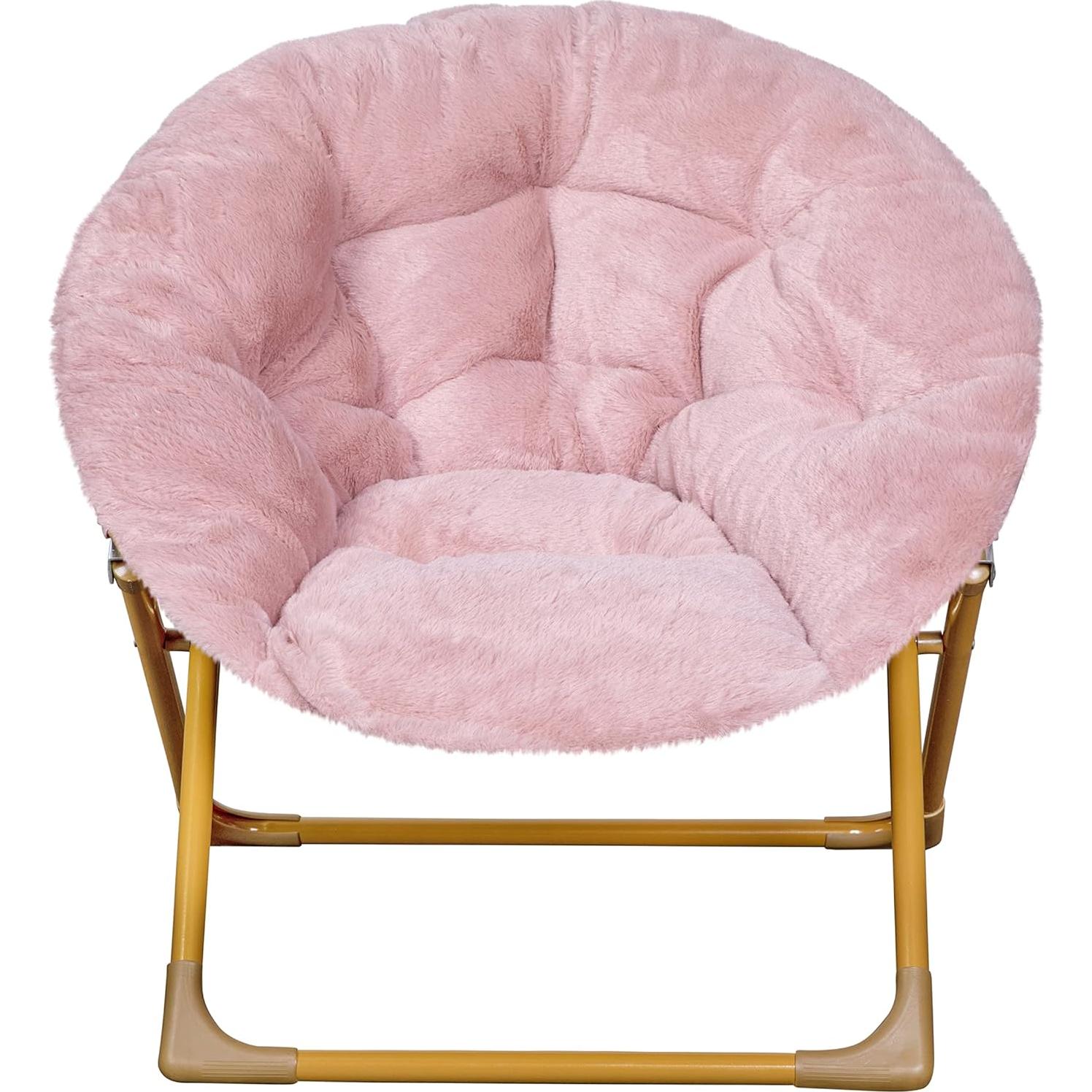 Silla Plegable Infantil Flash Furniture Rosa/Dorado 68 kg