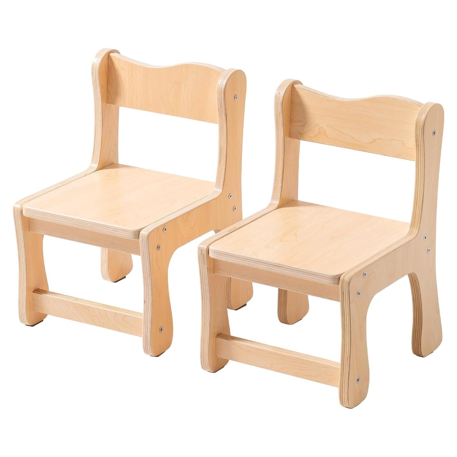 Silla de Madera para Niños ROBUD - Juego de 2, 113.4 kg