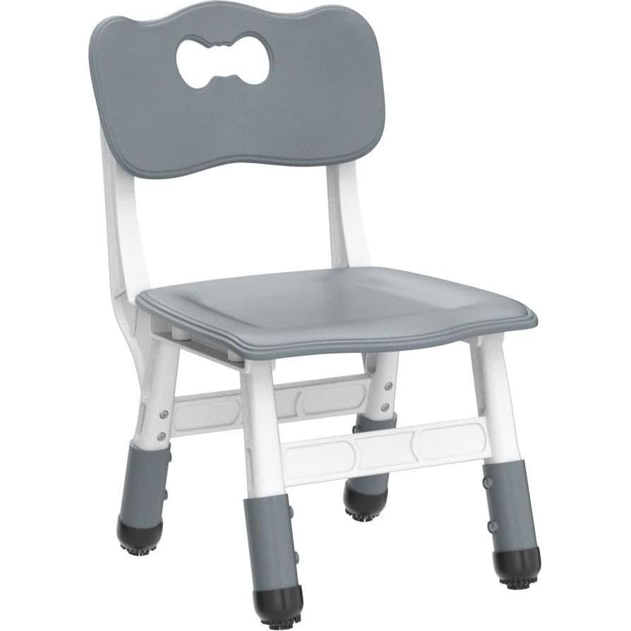 Silla Ajustable FUNLIO para Niños 2 Piezas Gris 3 Alturas