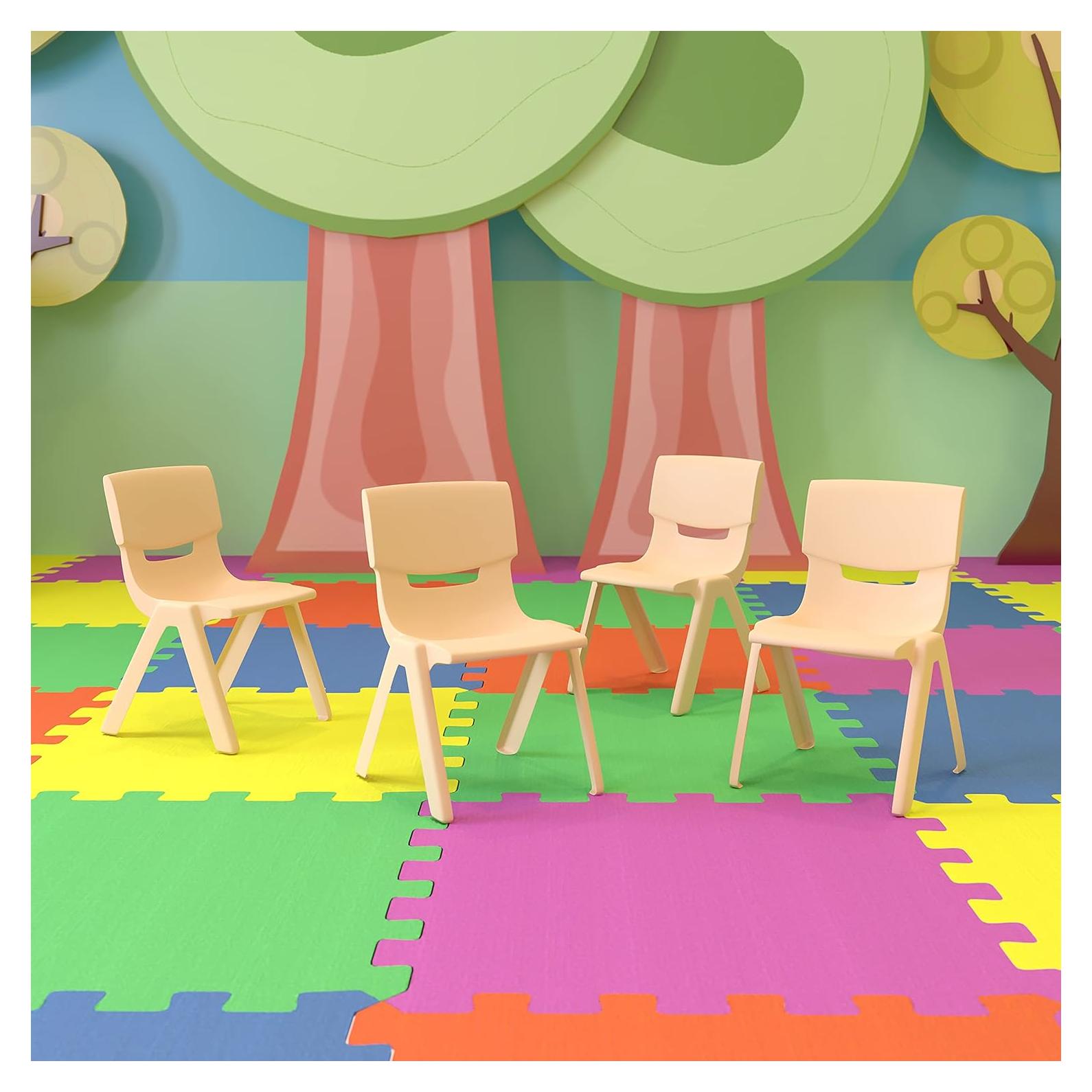 Sillas Apilables EMMA + OLIVER para Niños - 4 Unidades