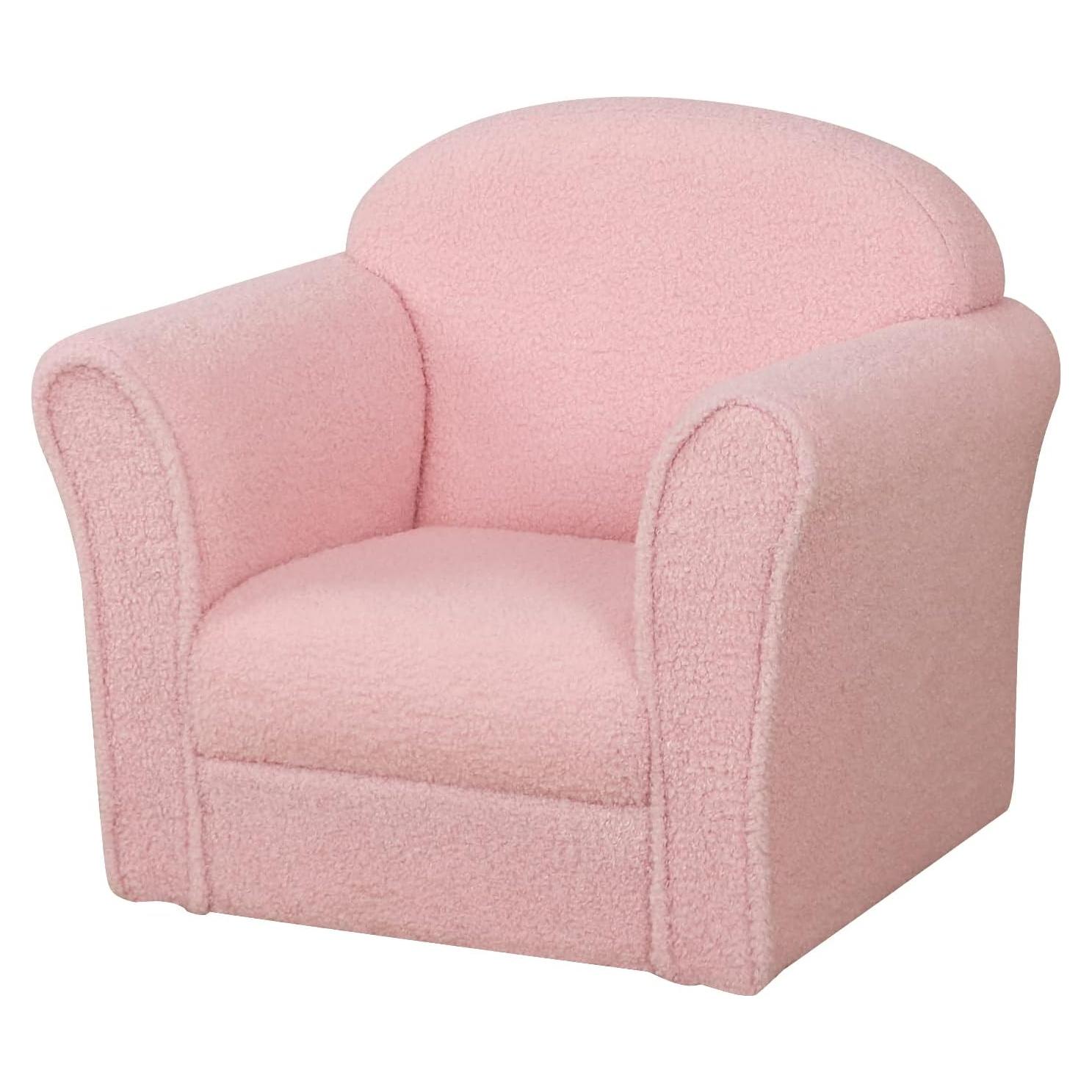 Sofá Infantil AFBKSS&BB Rosa, Madera, 50x39x44cm, Reposabrazos