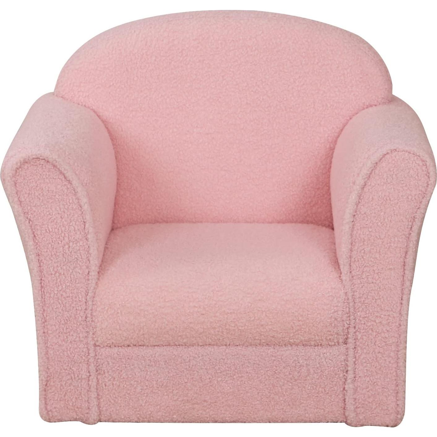 Sofá Infantil AFBKSS&BB Rosa, Madera, 50x39x44cm, Reposabrazos