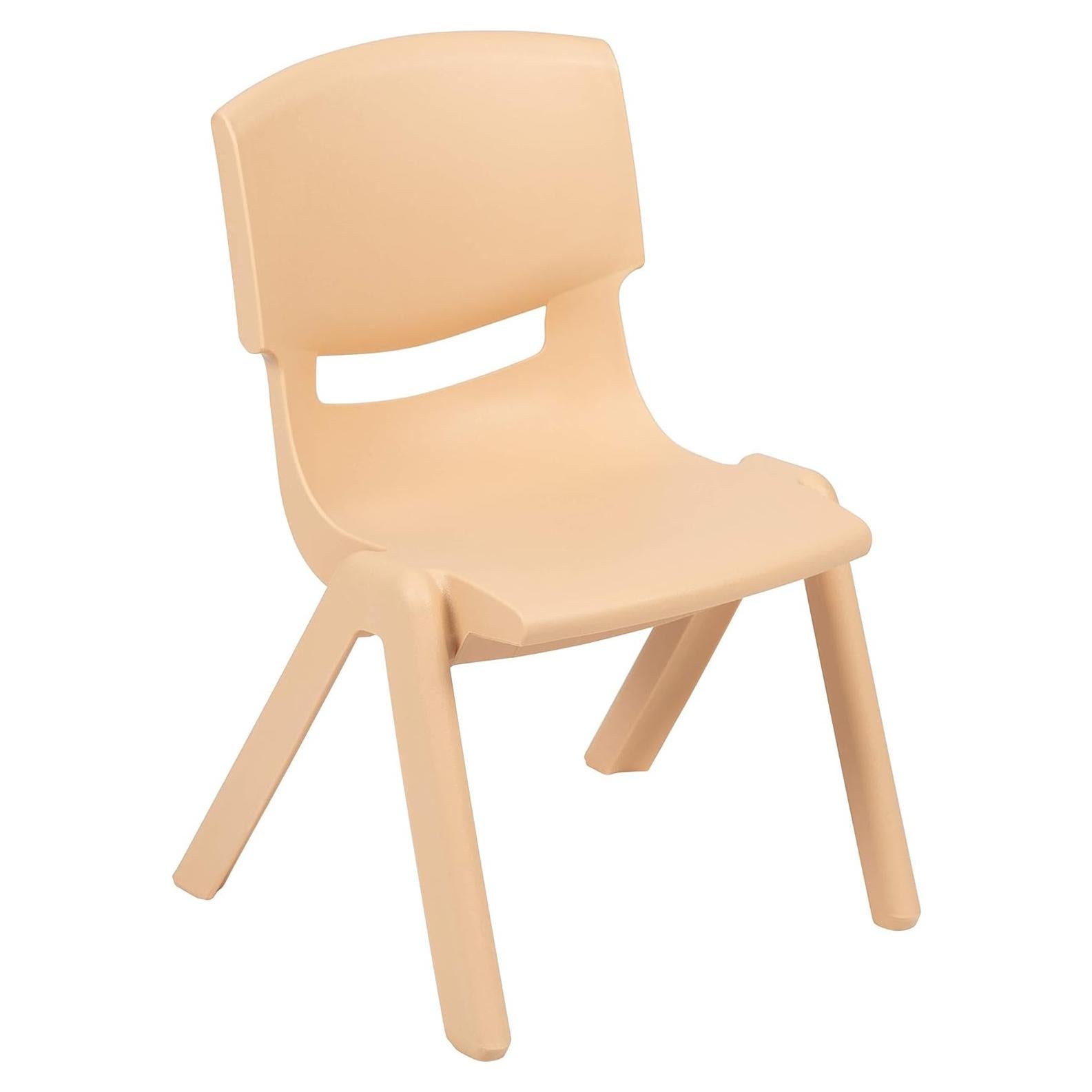 Silla Escolar Apilable EMMA + OLIVER Natural 27.31 cm Asiento