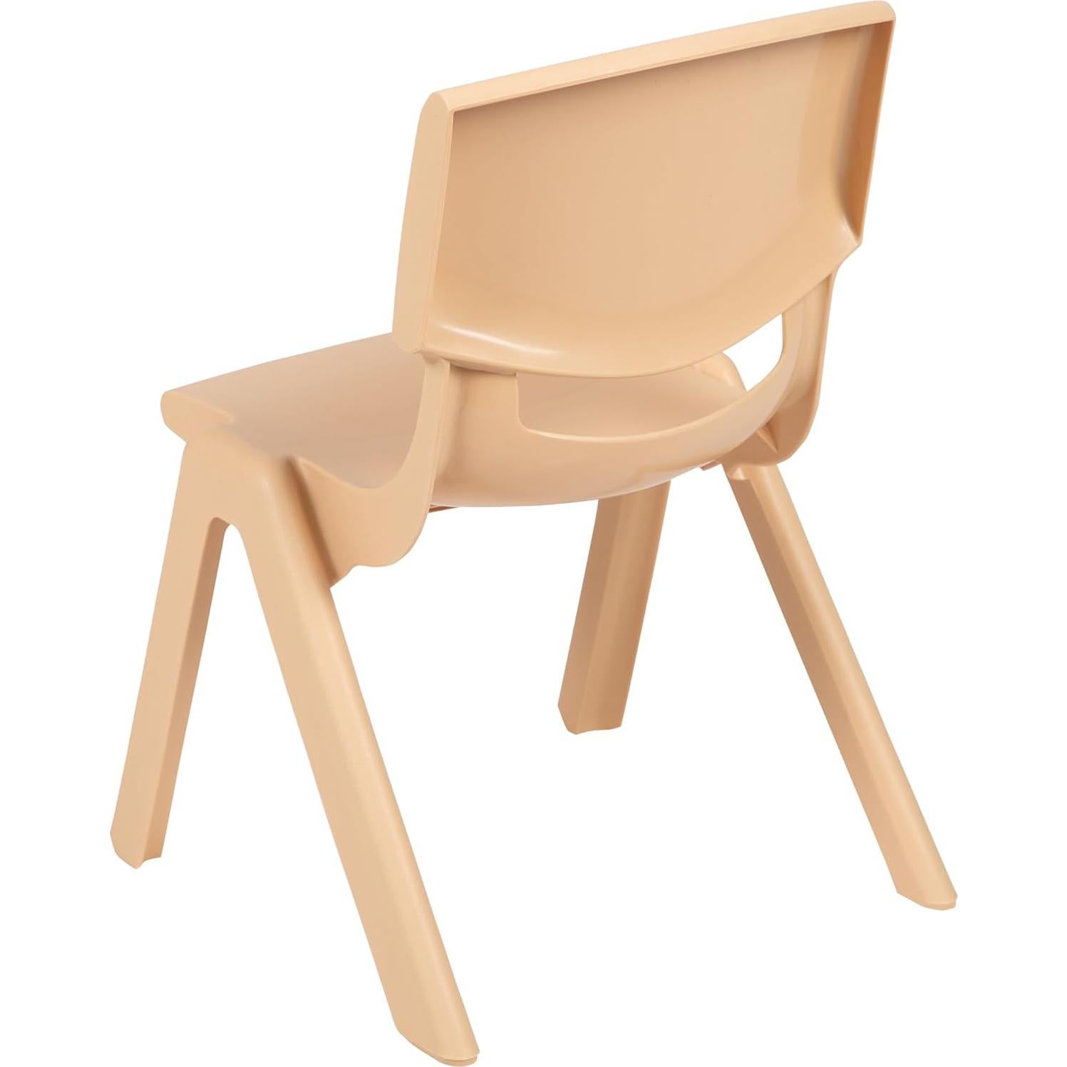 Silla Escolar Apilable EMMA + OLIVER Natural 27.31 cm Asiento
