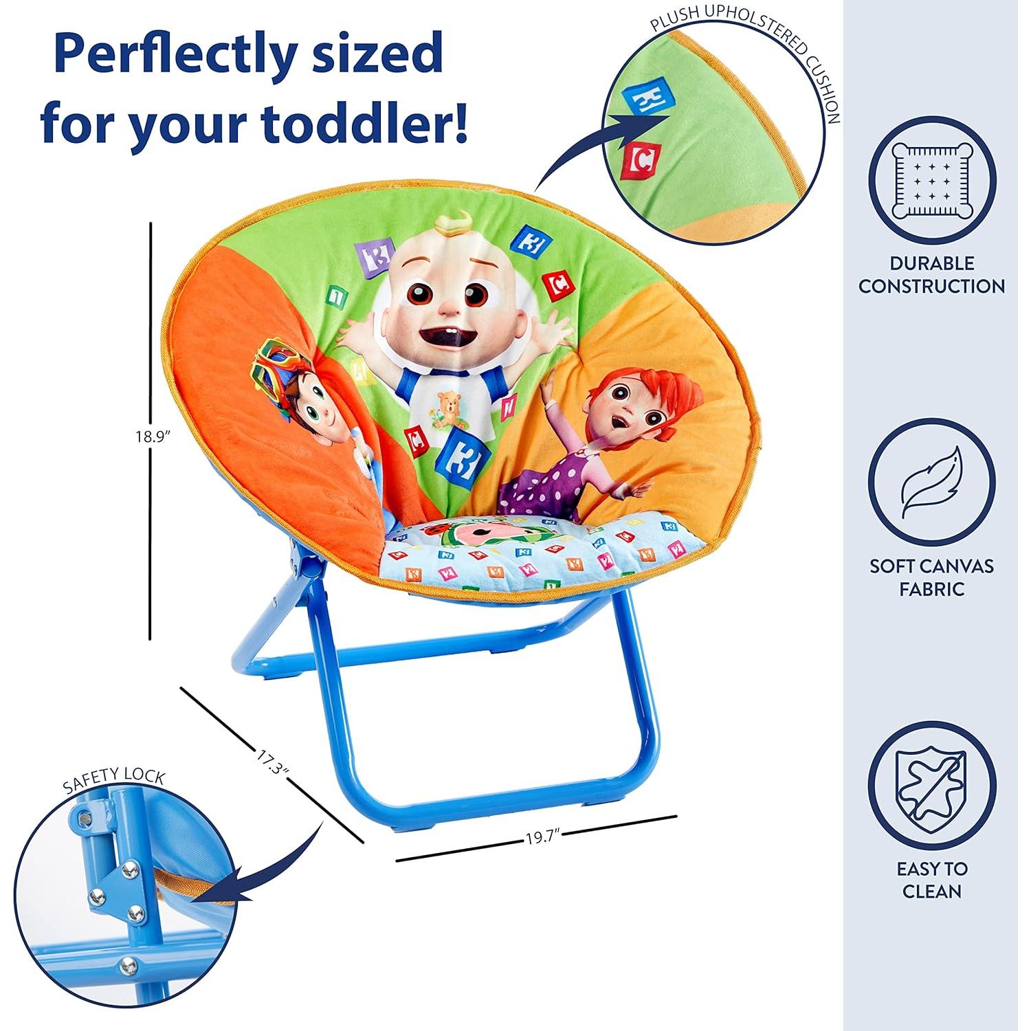 Silla de Plato Plegable Idea Nuova Cocomelon para Niños