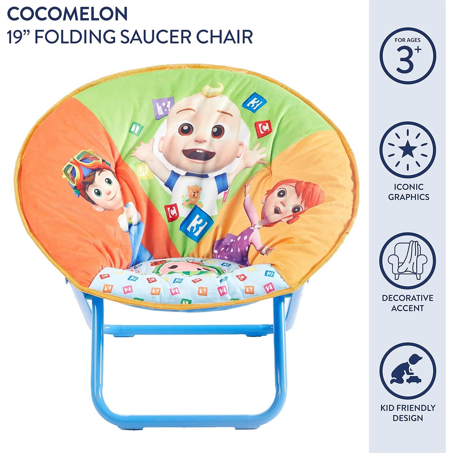 Silla de Plato Plegable Idea Nuova Cocomelon para Niños