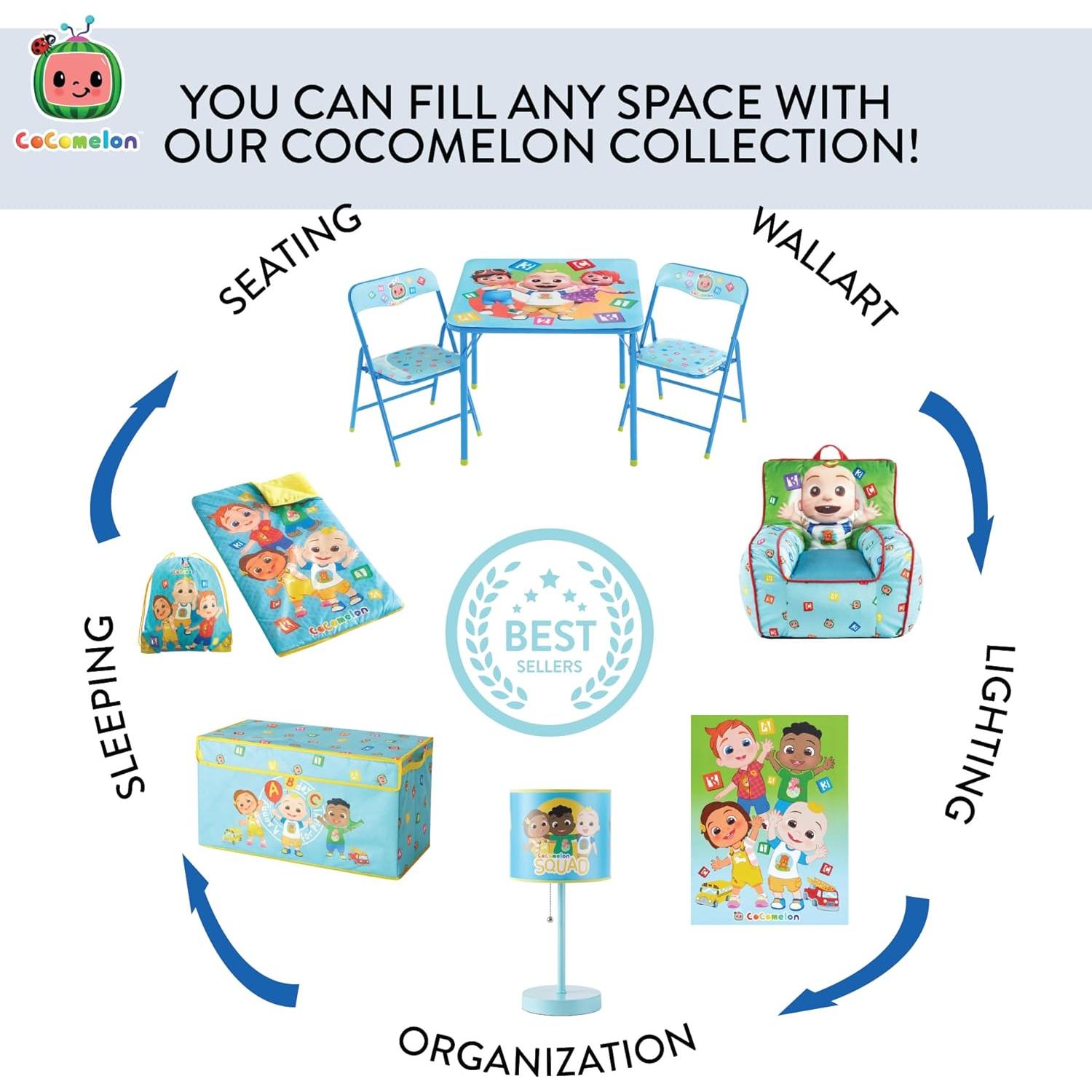 Silla de Plato Plegable Idea Nuova Cocomelon para Niños