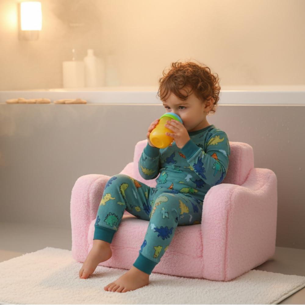 Sofá Convertible para Niños MAMAJOVE Rosa 60x43cm