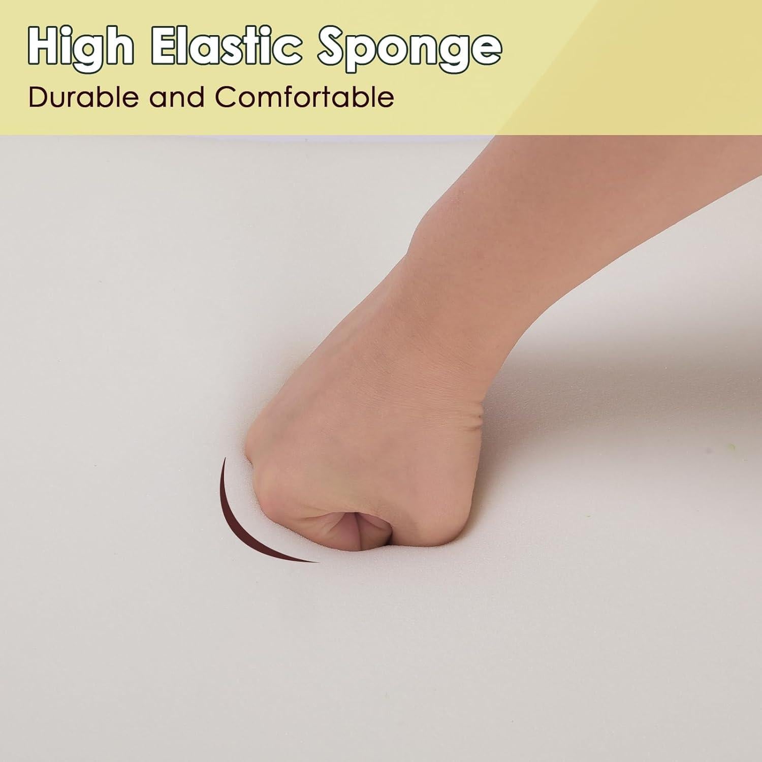 Sofá Plegable para Niños Decalsweet Dinosaurio 2 en 1