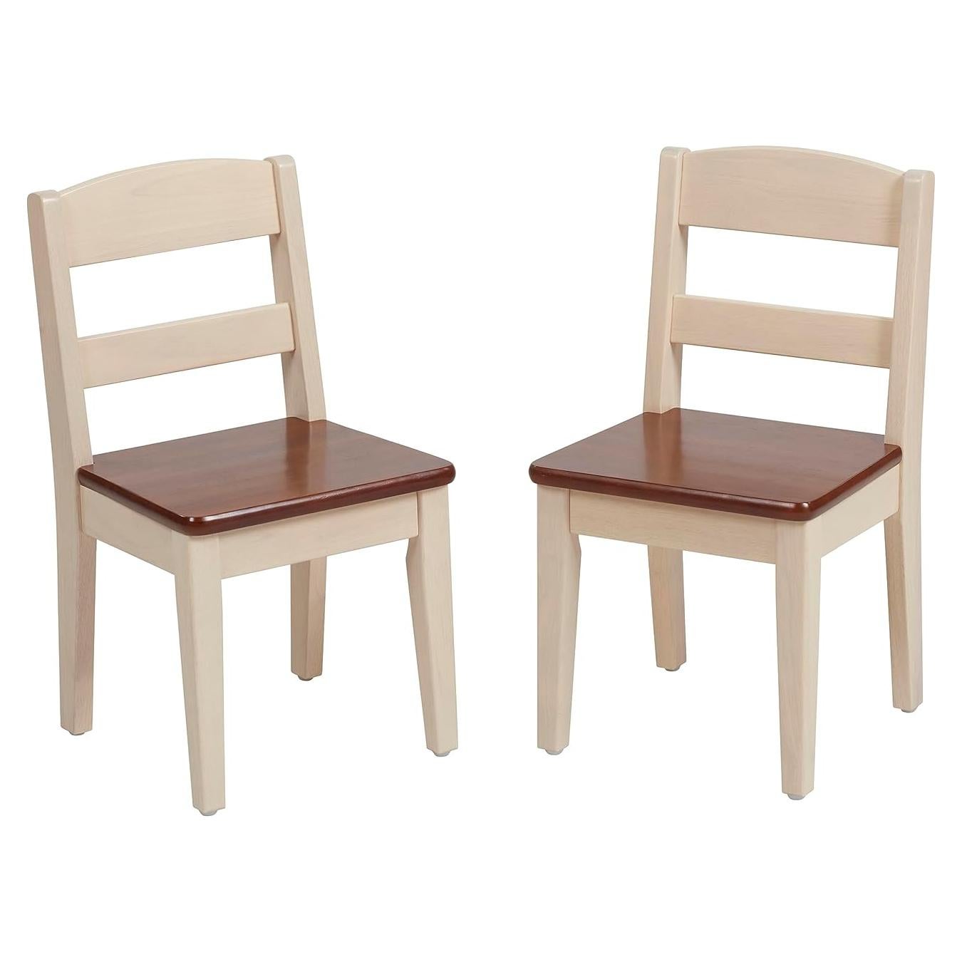 Sillas Escondite ECR4Kids de Madera para Niños - Paquete de 2