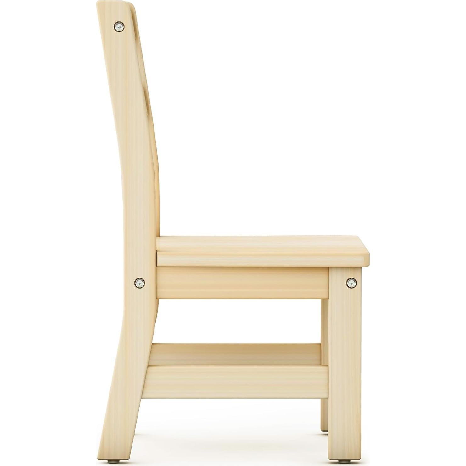 Conjunto de 2 Sillas de Madera Guidecraft EdQ - Natural